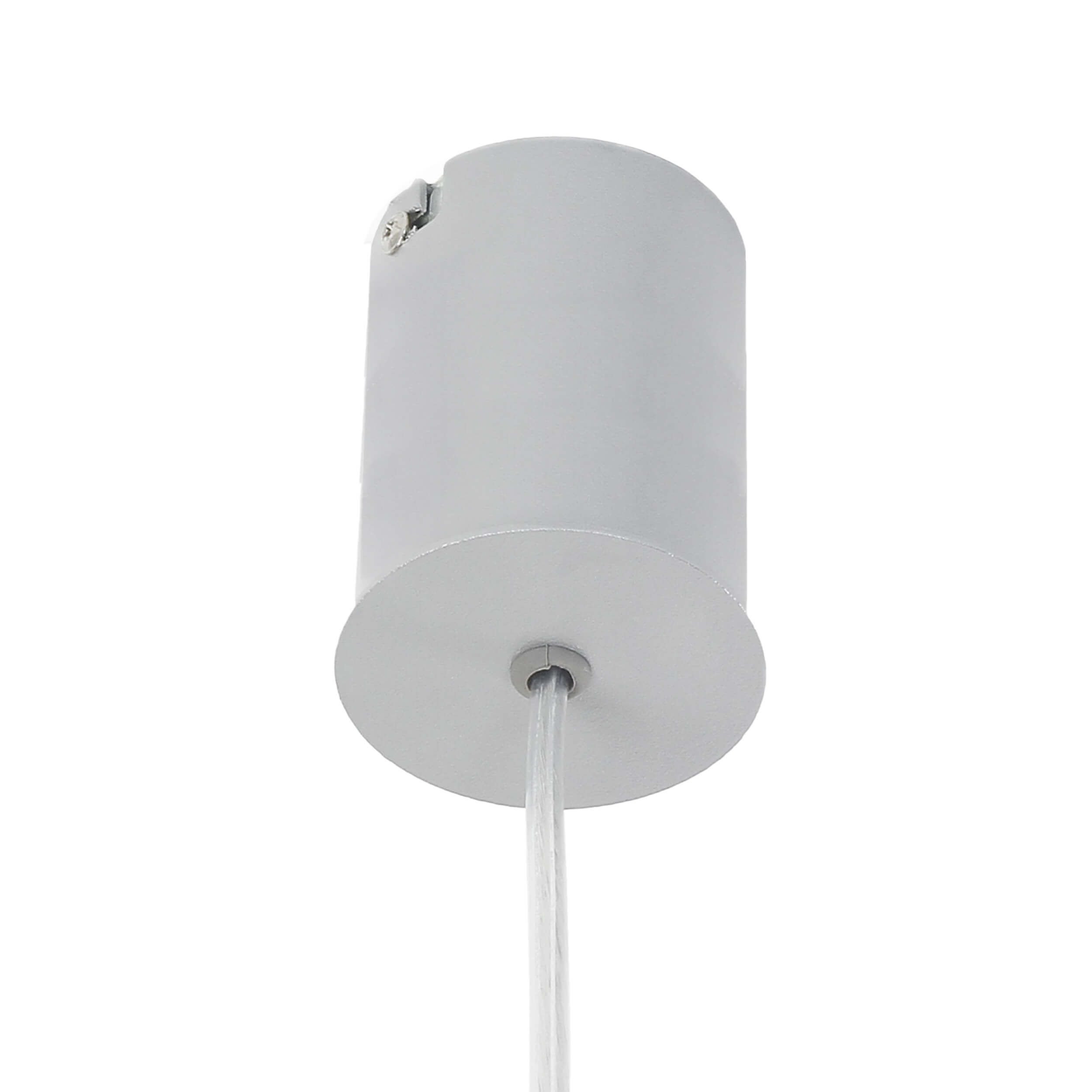 Suspension Métal Cylindre étroit Ø 5,5 cm Gris GU10 Suspension Métal Cylindre étroit Ø 5,5 cm Gris GU10