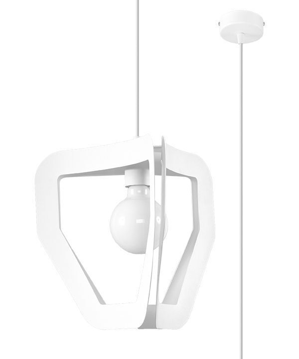 Suspension Blanc Moderne pour E27 Métal décoratif