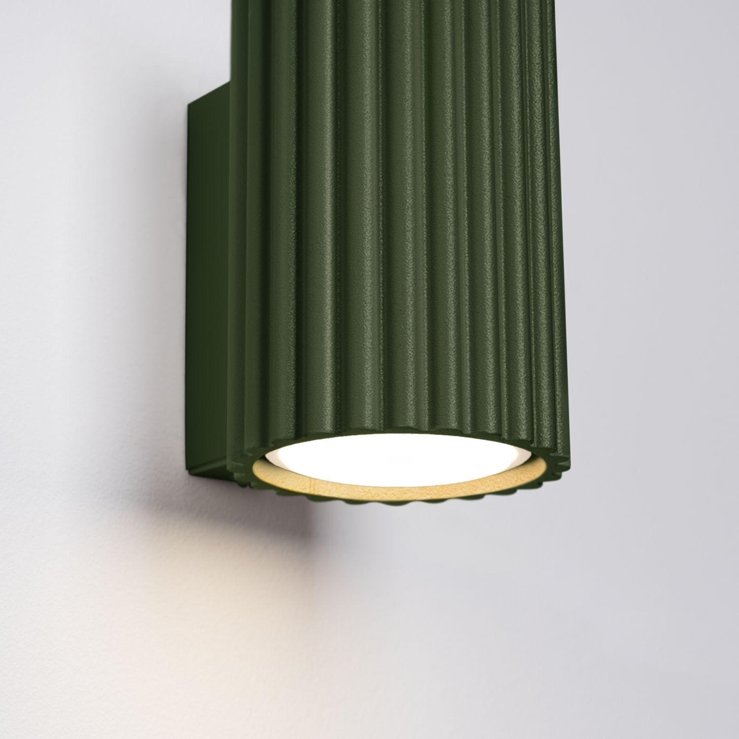 Applique murale GU10 H : 10 cm petite in Vert Moderne Aluminium