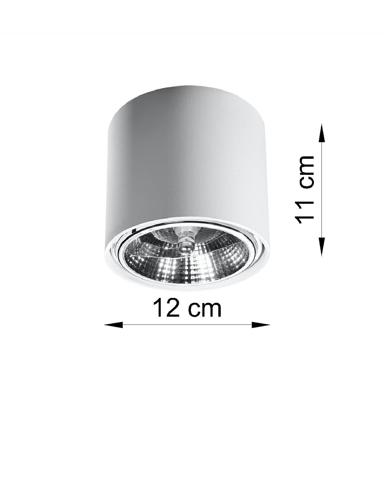 Spot Blanc Aluminium rond Moderne polyvalent JASMYNN