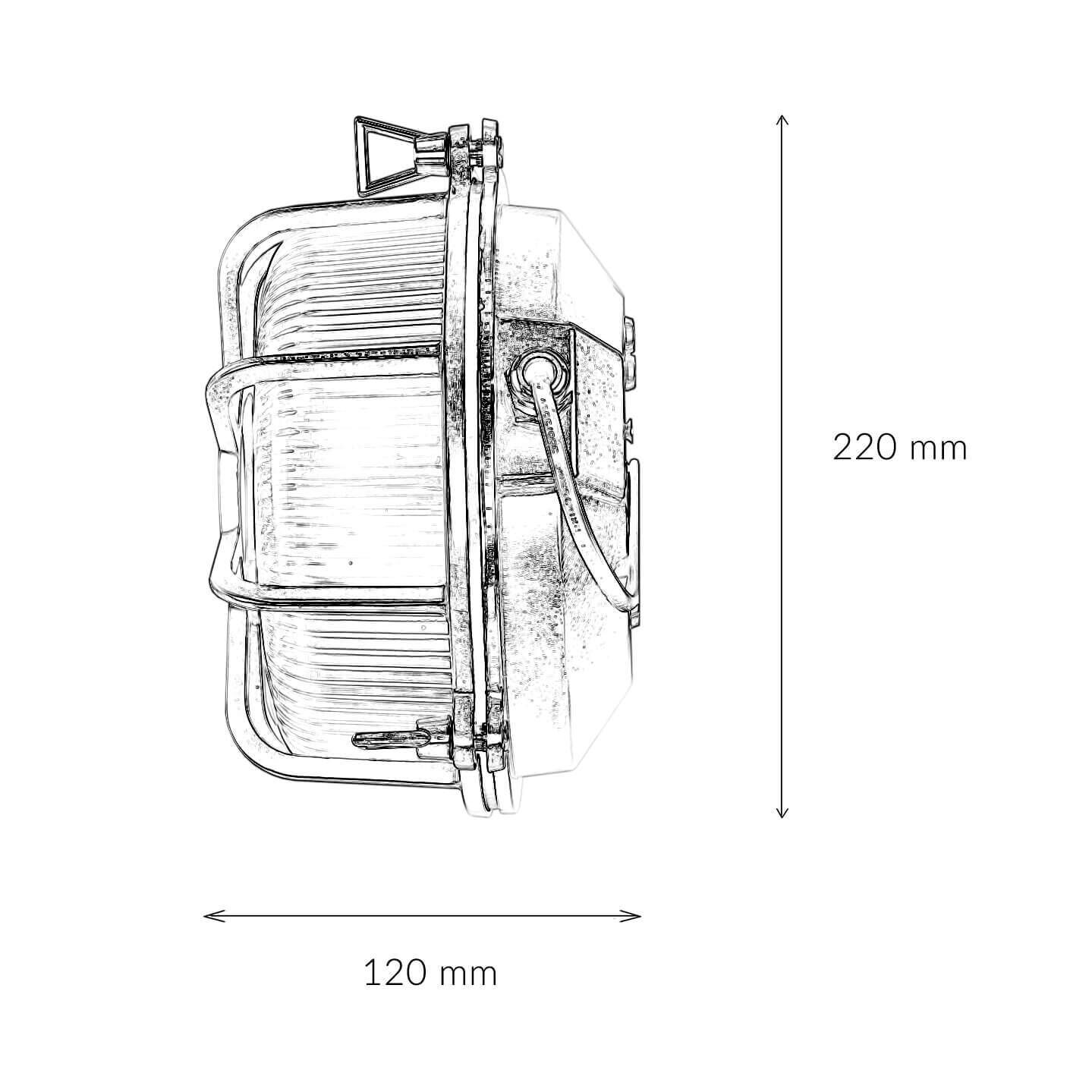 Lampe d'extérieur Mur Maritim Laiton véritable Verre strié E27