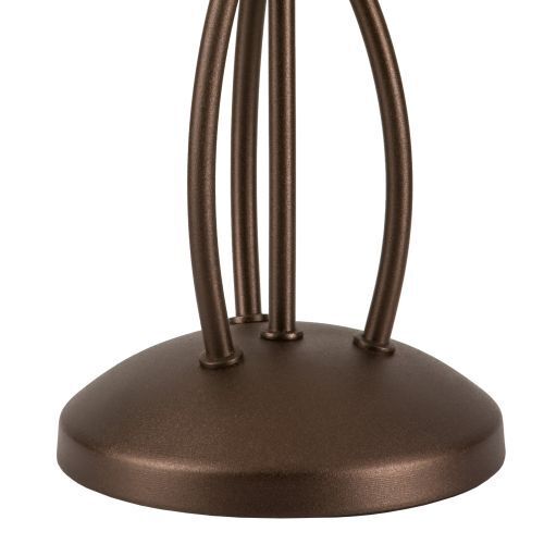 Lampe de table Marron Métal rond Lampe rustique