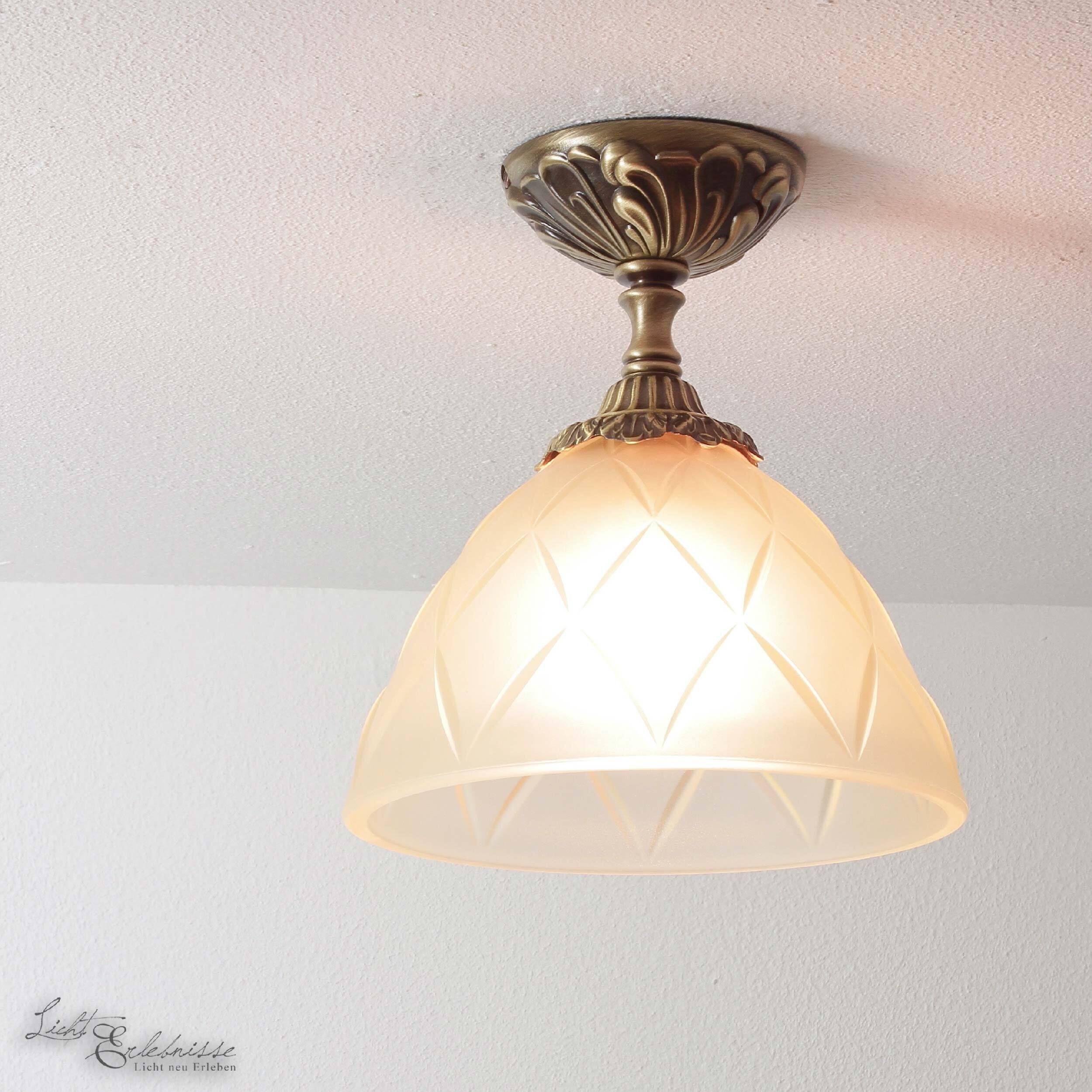 Jugendstil Deckenleuchte Deckenlampe Beige Leuchte, Deckenleuchte, Lampe