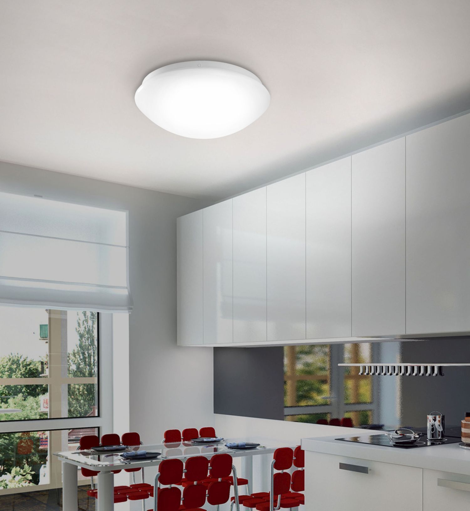 Deckenleuchte, Drinnen, Innenarchitektur, Lampe, Küche