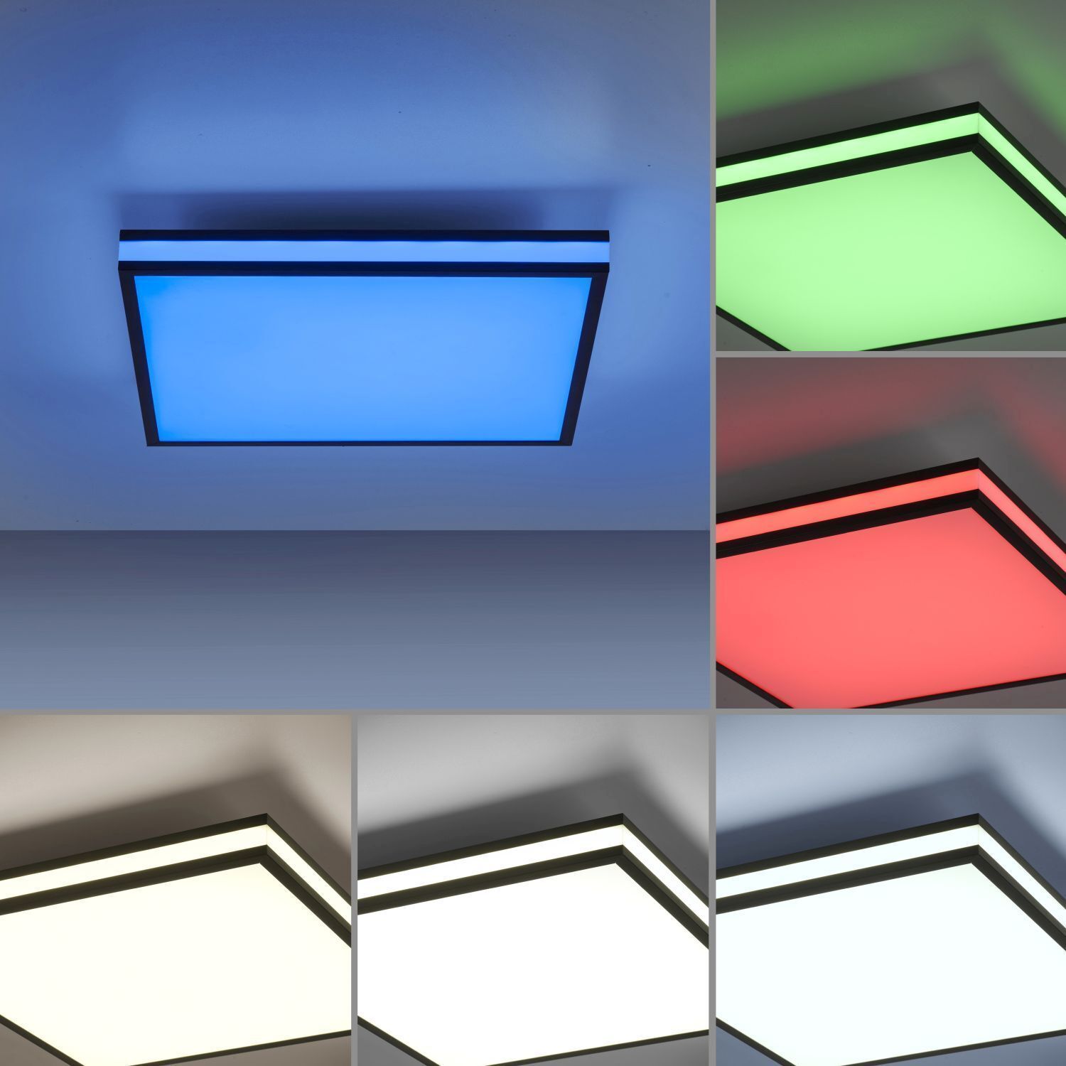 Lampe de plafonnier LED dimmable 2700-5000 K L:45 cm faible éblouissement