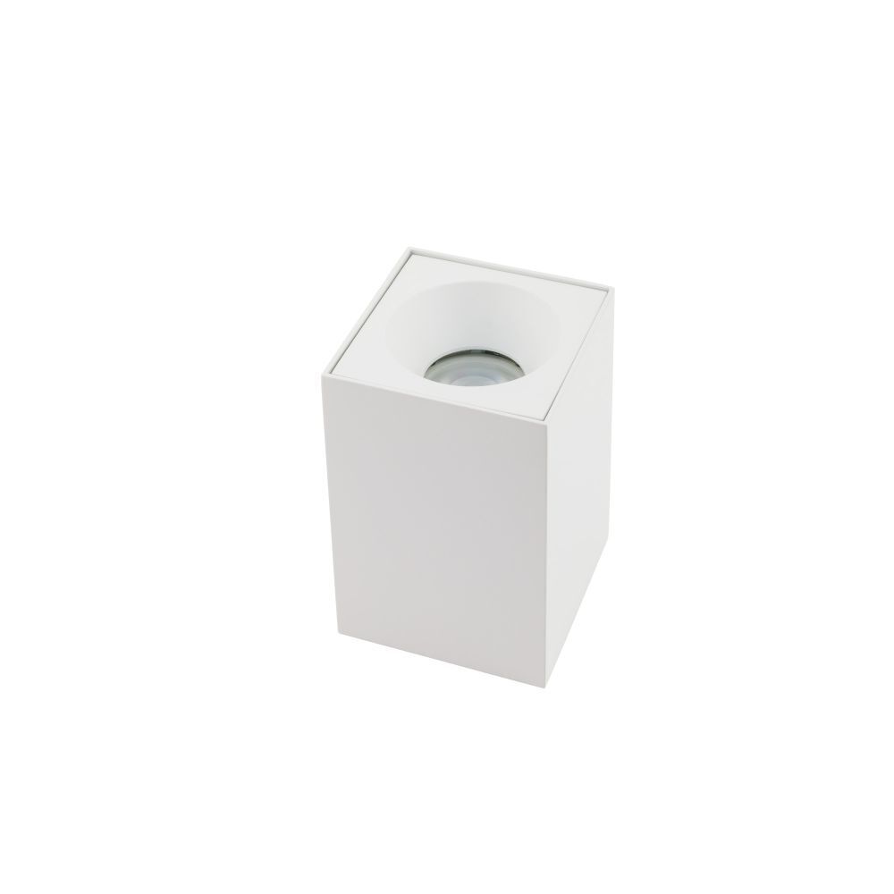 Spot de plafond aluminium verre IP54 GU10 accentué