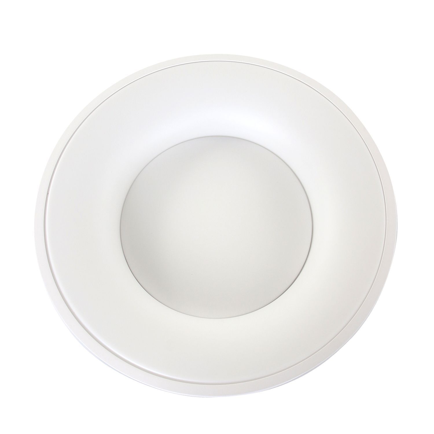 Plafonnier LED blanc métal plastique 40 W 2700 K