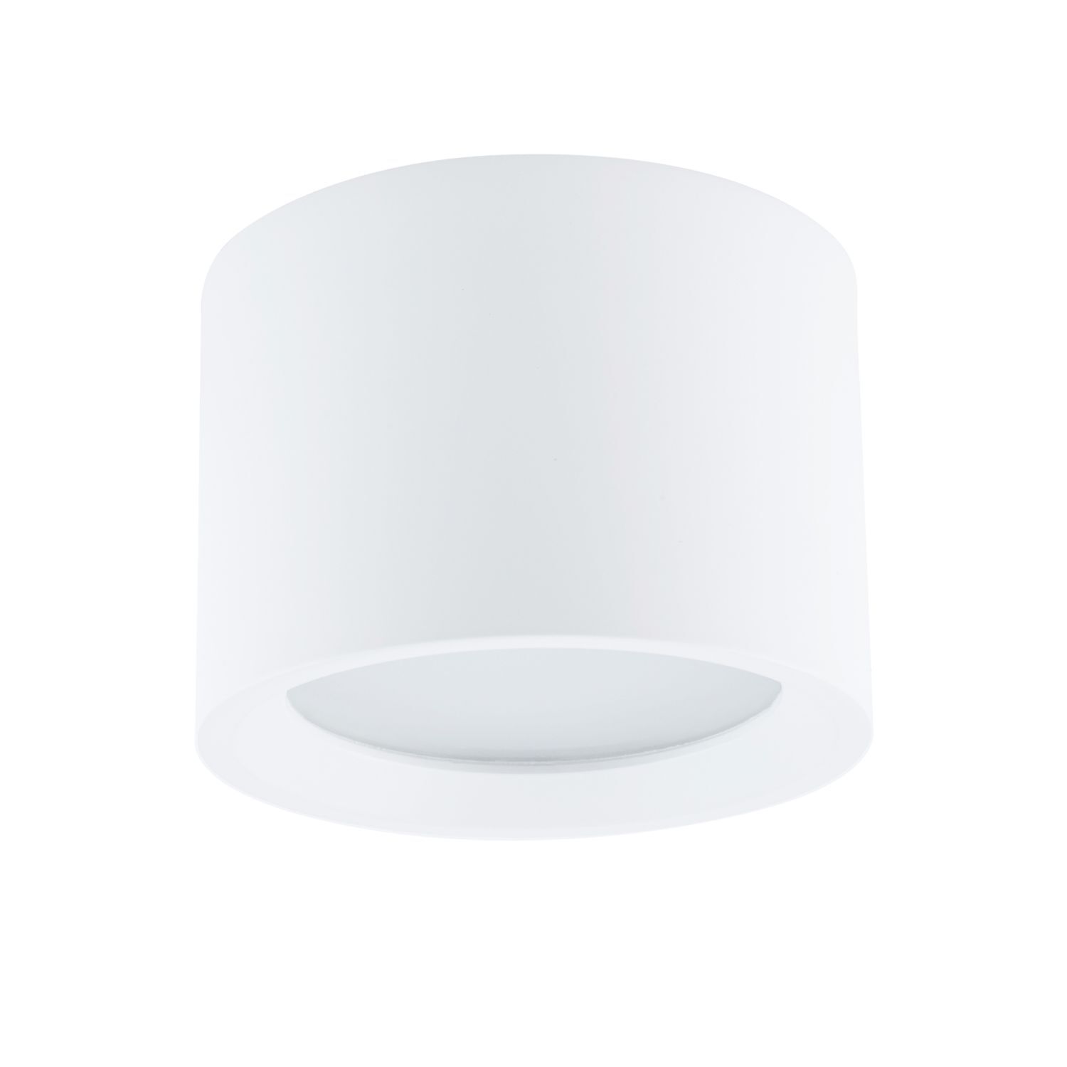 Plafonnier salle de bain blanc IP54 GX53 Ø 8,5 cm aluminium petit