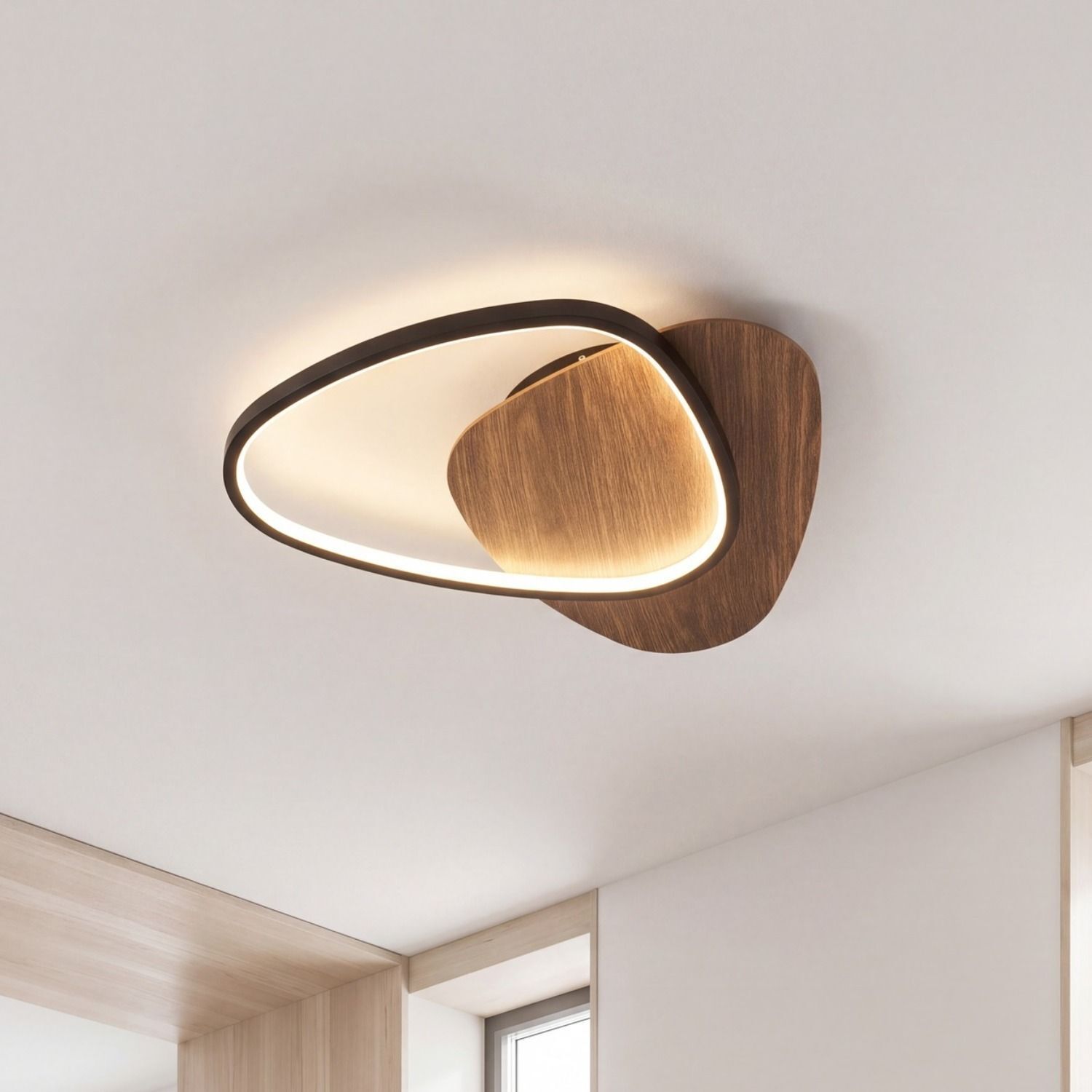 decke, leuchte, holz, modern, dekor
