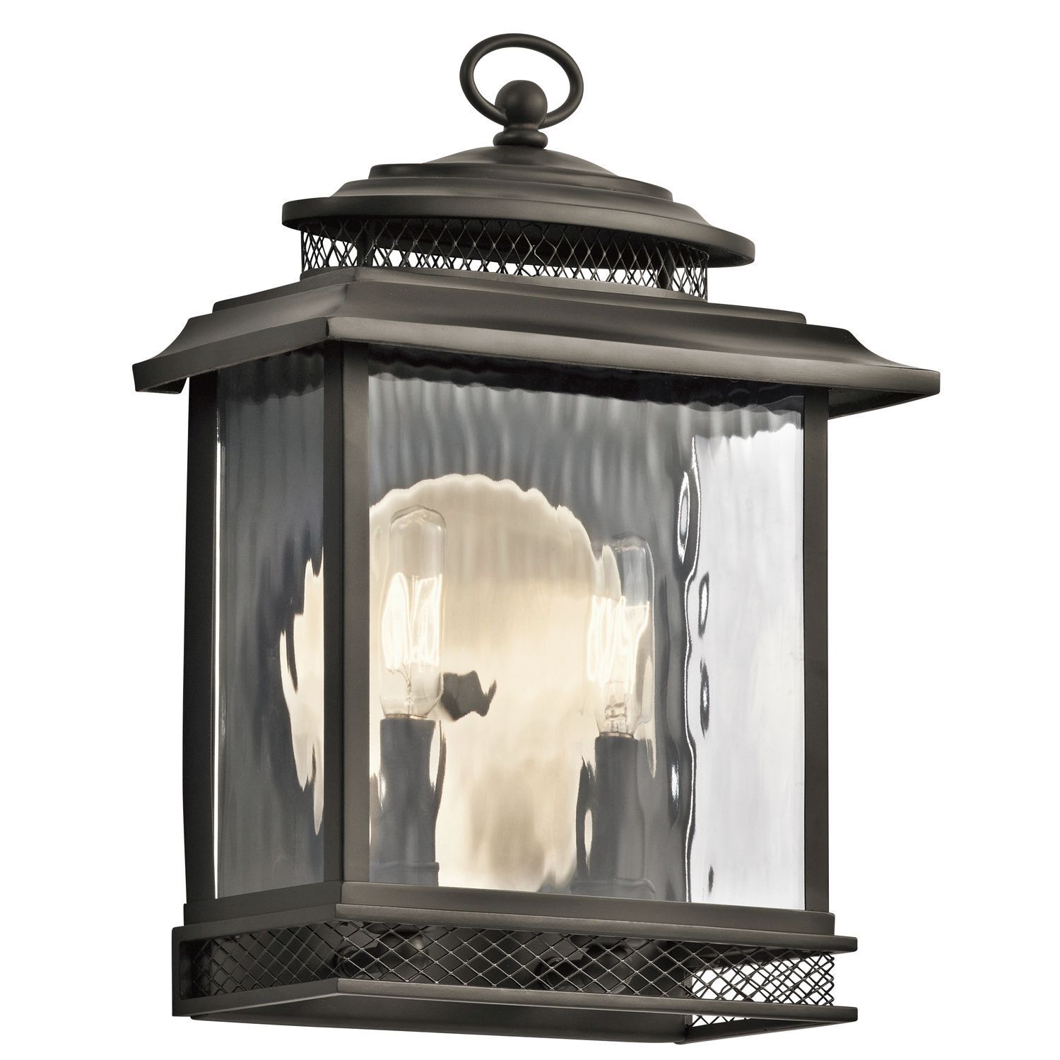 Lampe d'extérieur mur IP44 en bronze antique E27 jardin maison