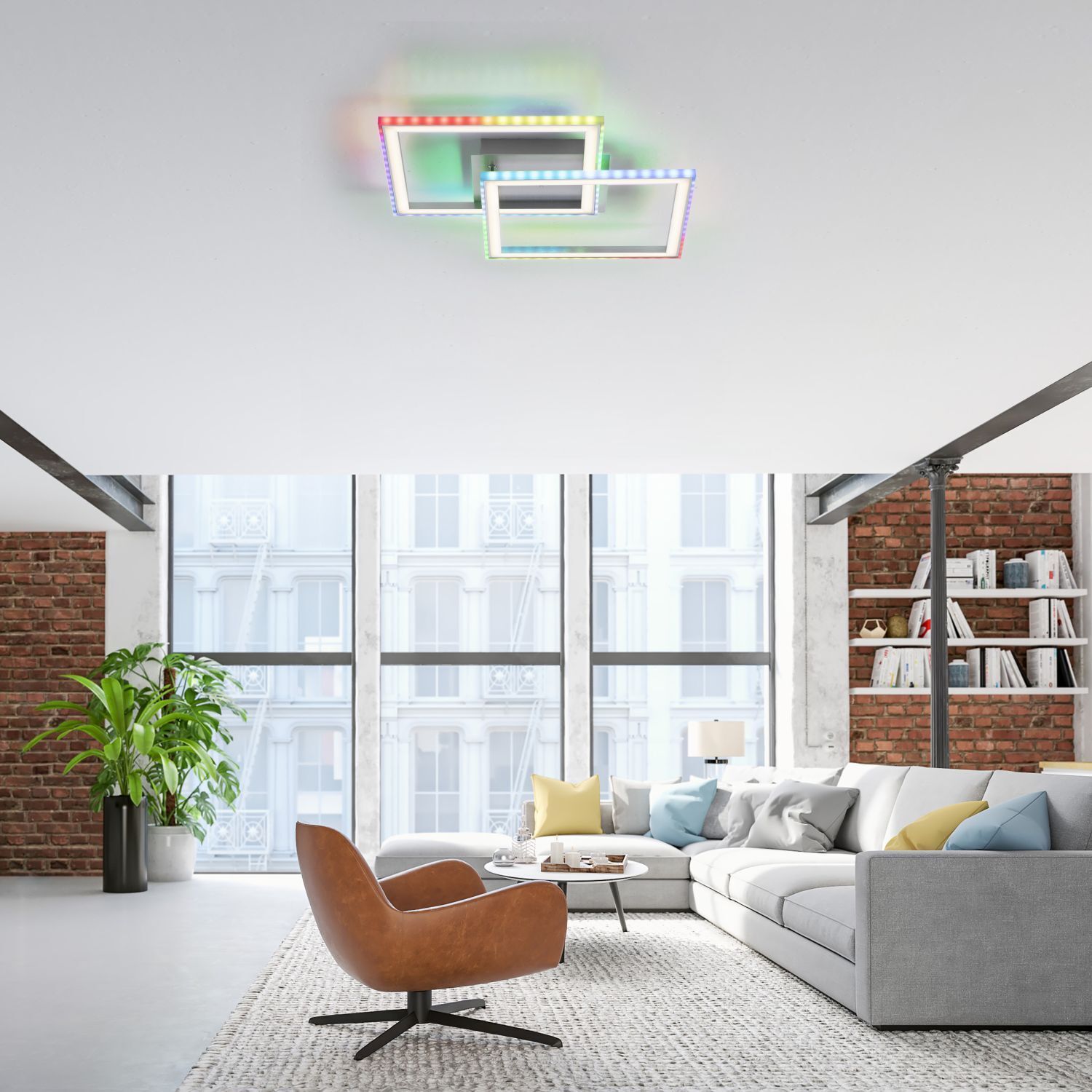 Plafonnier LED Rainbow RGB dimmable 3450 lm L:44,5 cm