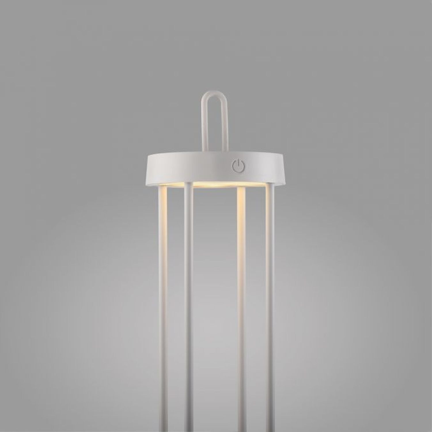 LED Akku Tischleuchte Metall dimmbar IP44 2700 K Weiß Lampe