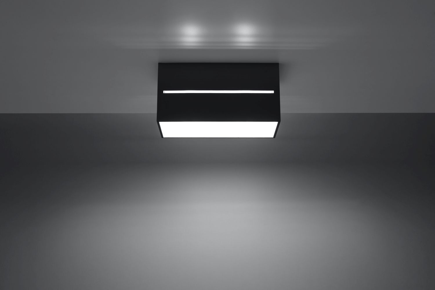 Plafonnier angulaire CAMILLIA Noir Aluminium L:20cm