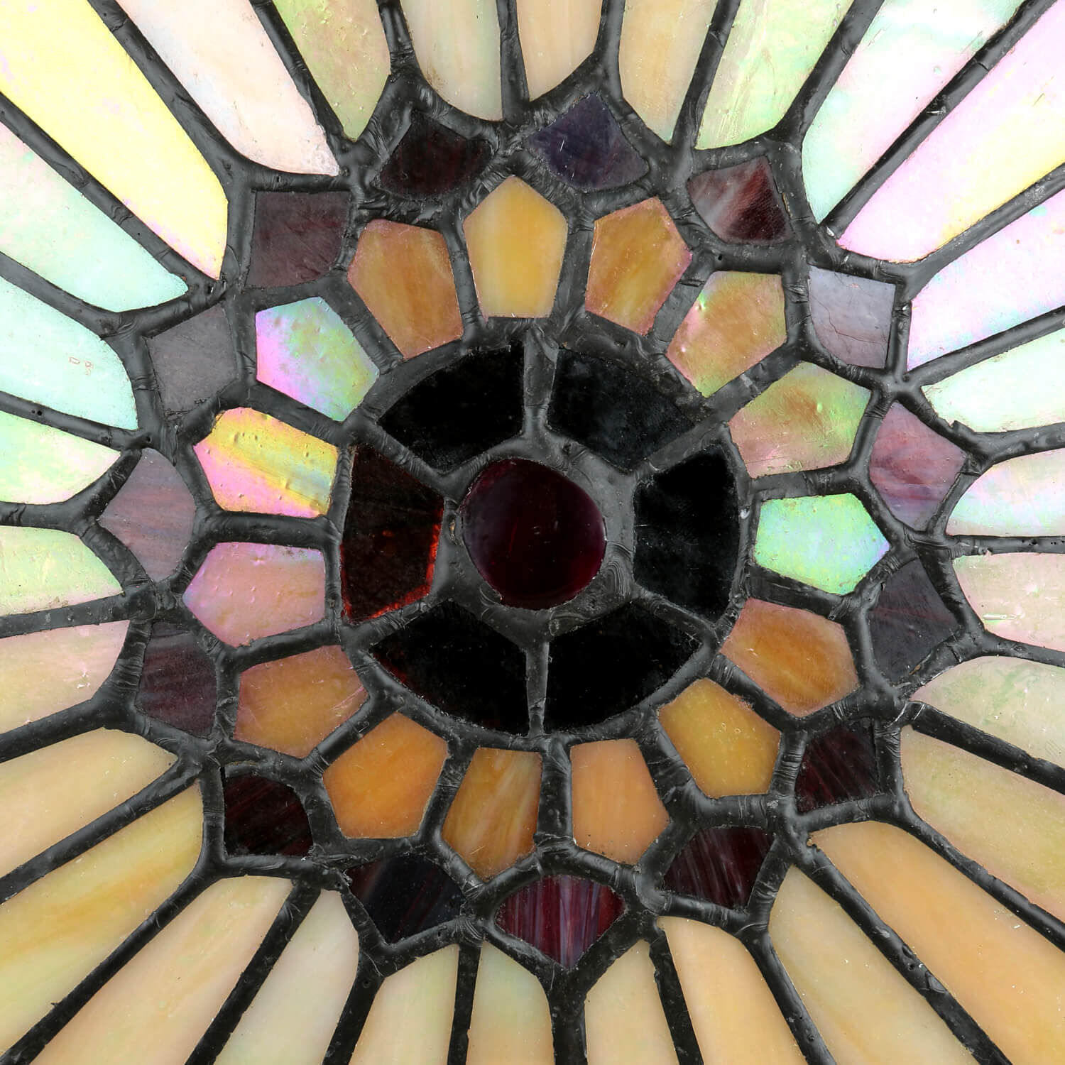 Plafonnier FARFALLA 10 Verre coloré Lampe Tiffany Kunst