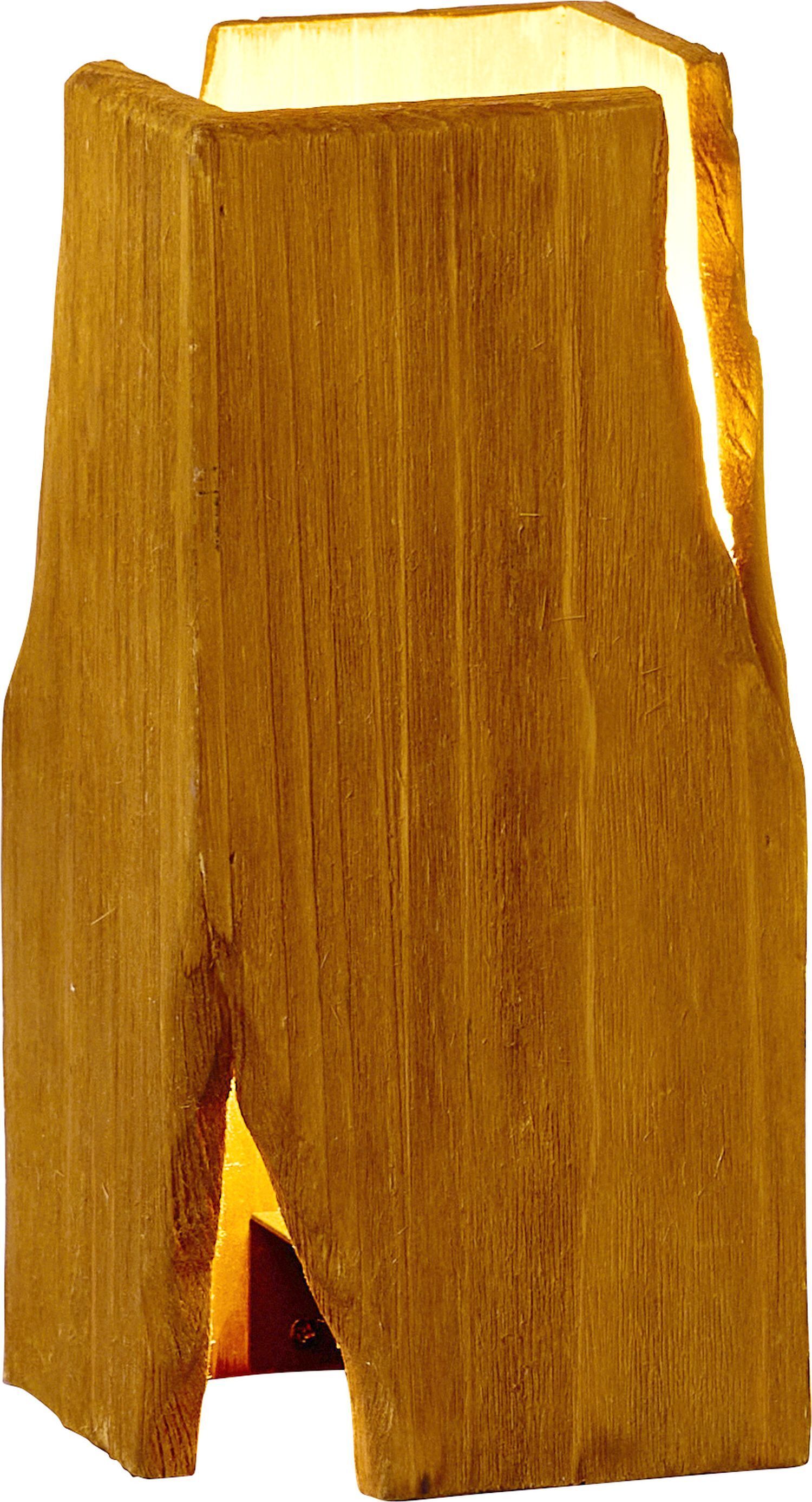 Lampe de table en bois Scandinave 25 cm petite E27 naturelle