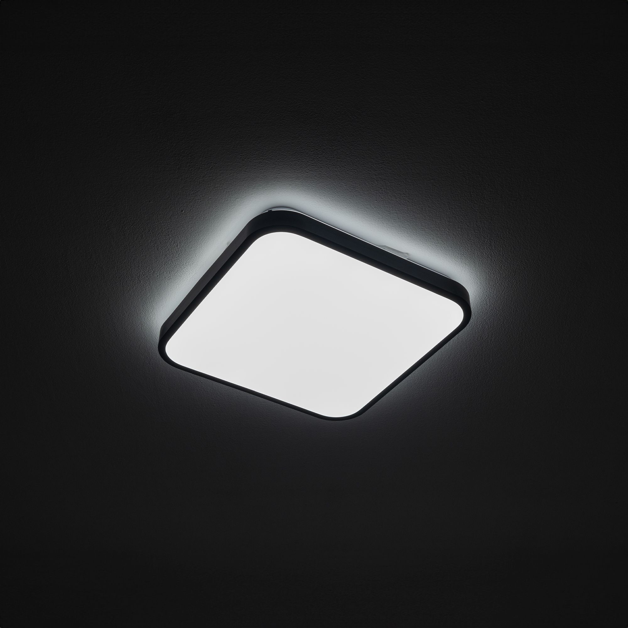 decke, deckenleuchte, quadratisch, LED, Wandleuchte