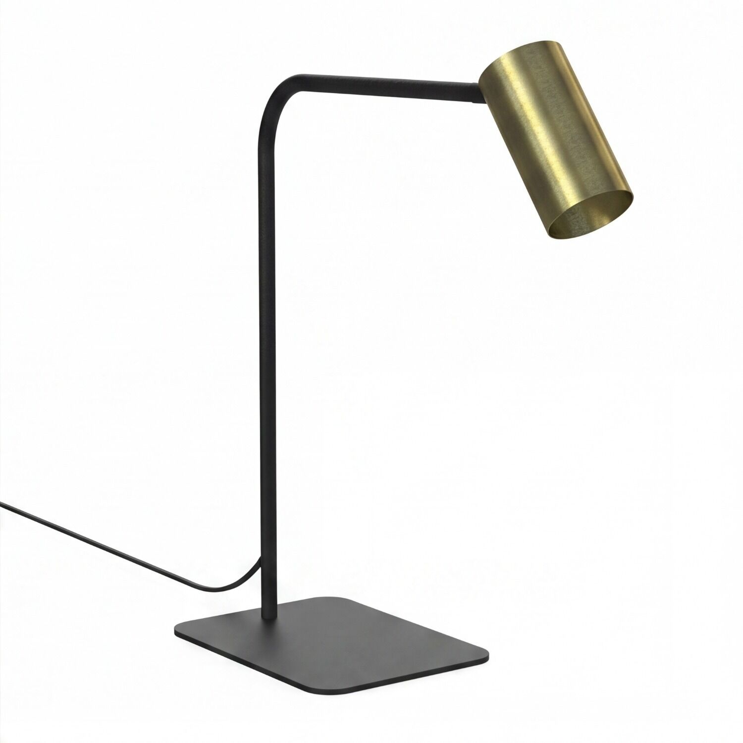 tischlampe, schreibtischlampe, metall, black?, goldfarben