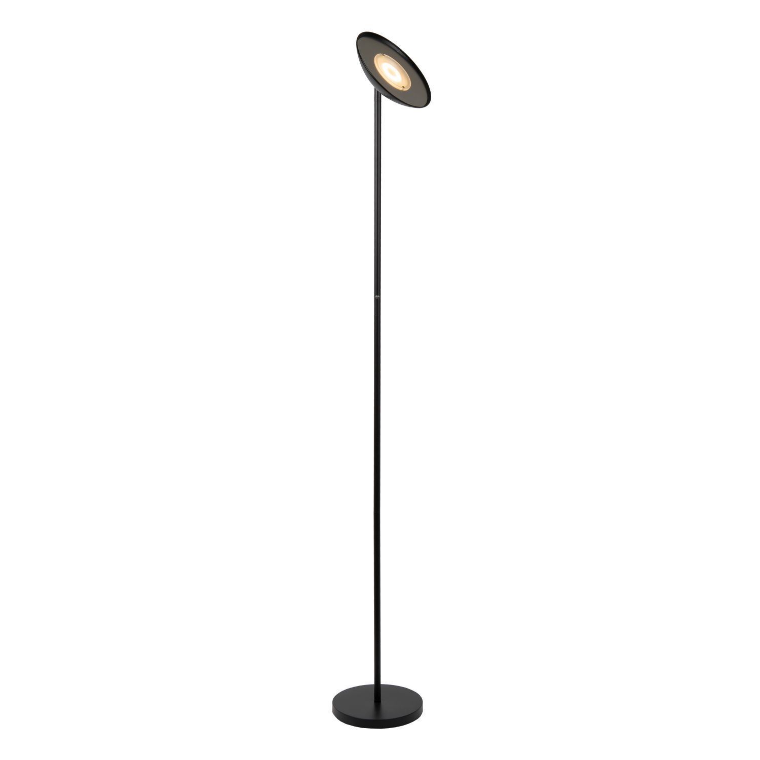 LED Deckenfluter Schwarz 3000 K H:180 cm modern Lampe, Beleuchtung