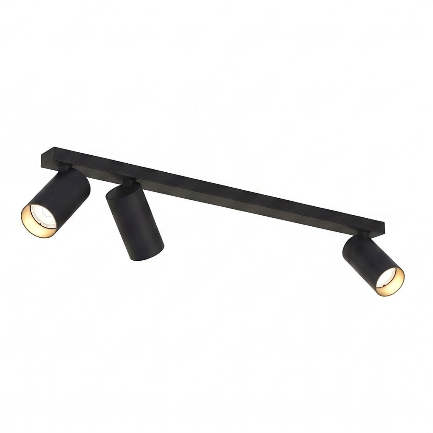 le66955-deckenstrahler-arbeitszimmer-flur-wohnzimmer-innen-metall-kunststoff-modern-3-flammig-gu10-ip20-schwarz-gold-03 Deckenspot, Lichtbar, 3-Strahlige Leuchte, Schwarz, Spotlight