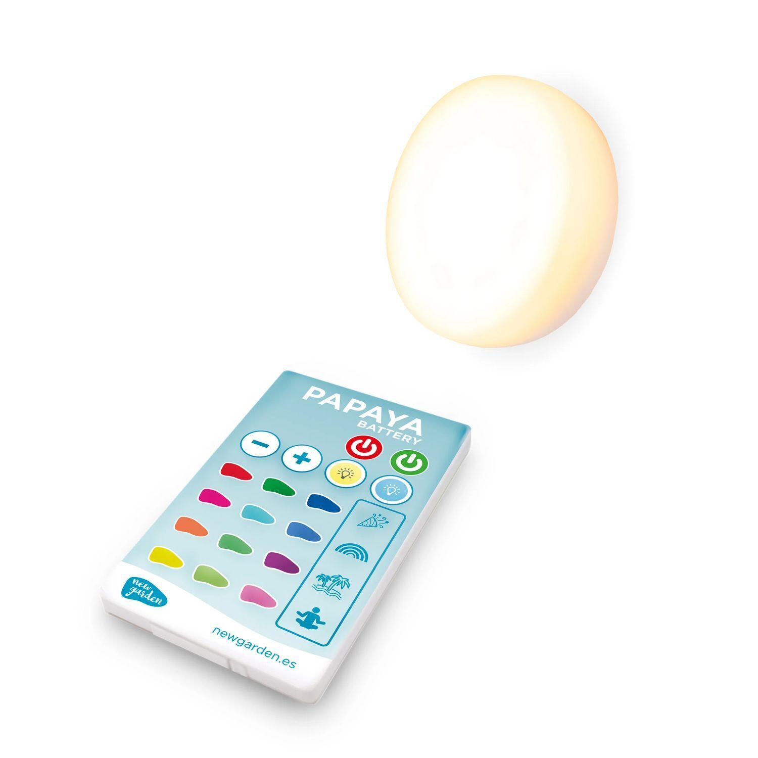 Lampe de piscine LED sans perçage Changement de couleur dimmable IP68 Ø 12 cm