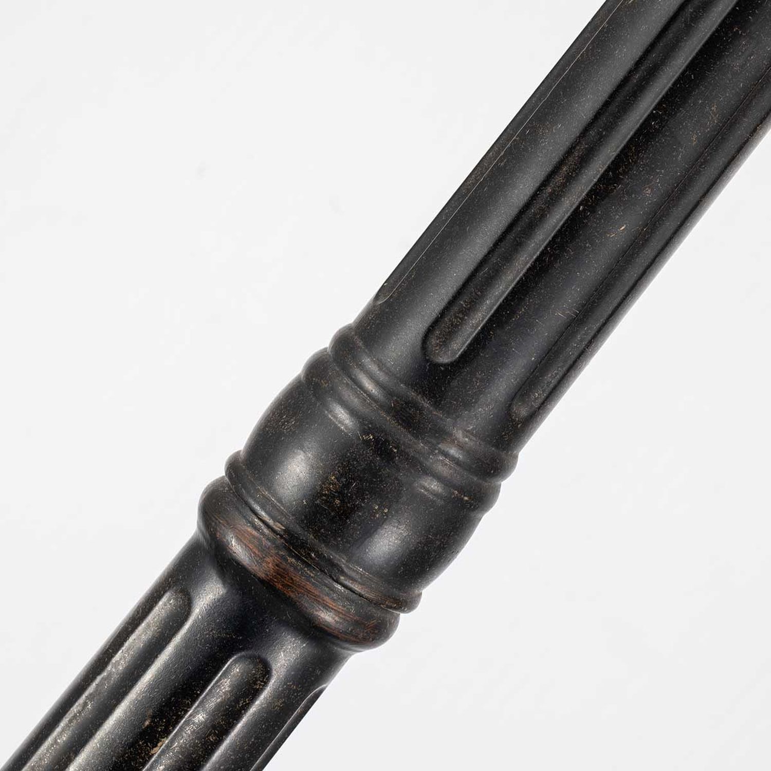 Lampe sur mât Rustique 232,5 cm de haut IP44 E27 Alu Verre Rauchrohr