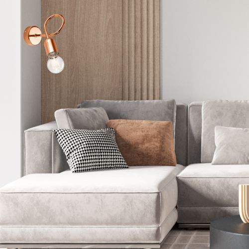 Applique murale MADALYNN Cuivre Moderne Métal Lampe