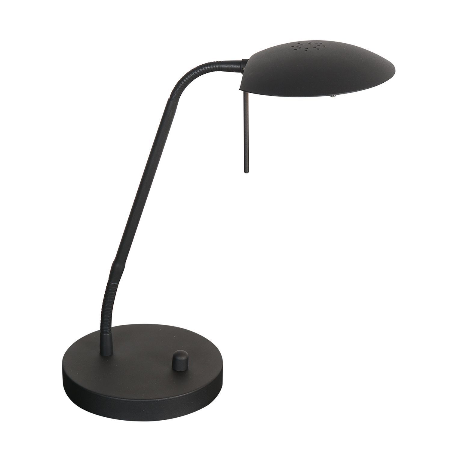 Lampe de bureau LED à intensité variable noire 46 cm 2700 K