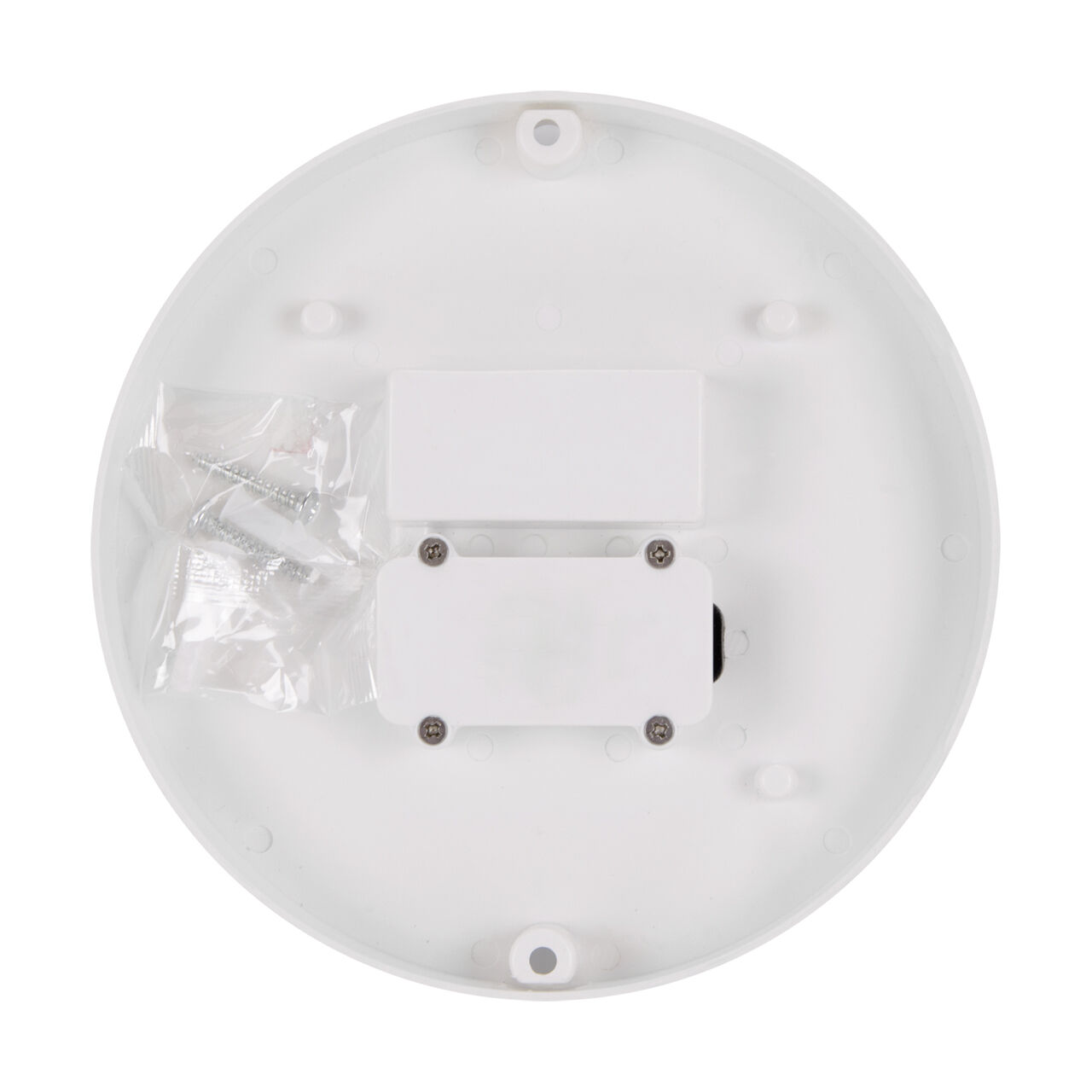 Lampe de plafonnier LED ronde petite D : 16 cm IP65 blanc extérieur milieu humide