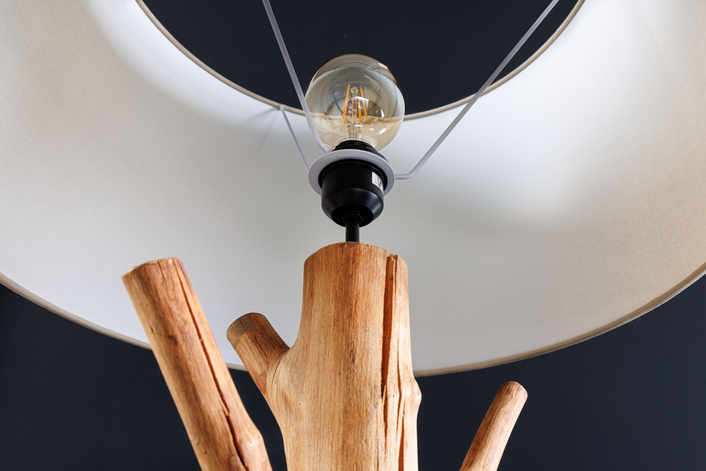Lampe, Lampenschirm, Holz