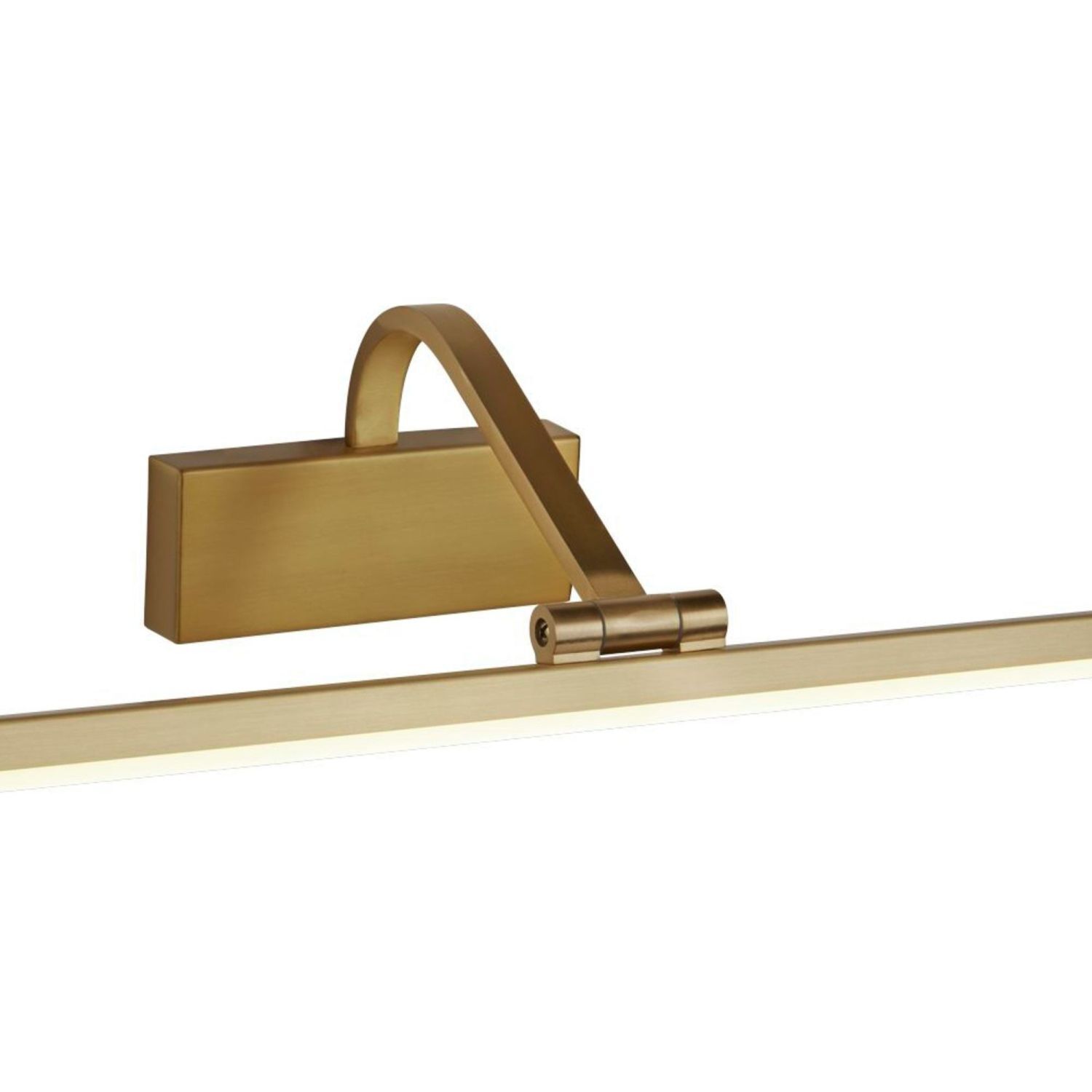 Lampe à tableau LED en laiton L : 70 cm Métal ajustable