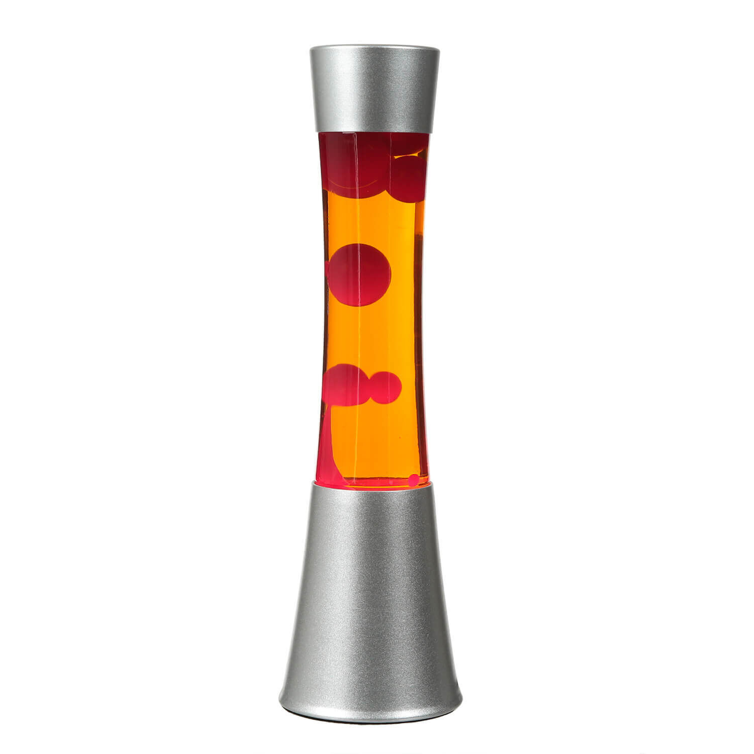 Lampe à lave ardente Rouge Orange SANDRO 39cm avec interrupteur