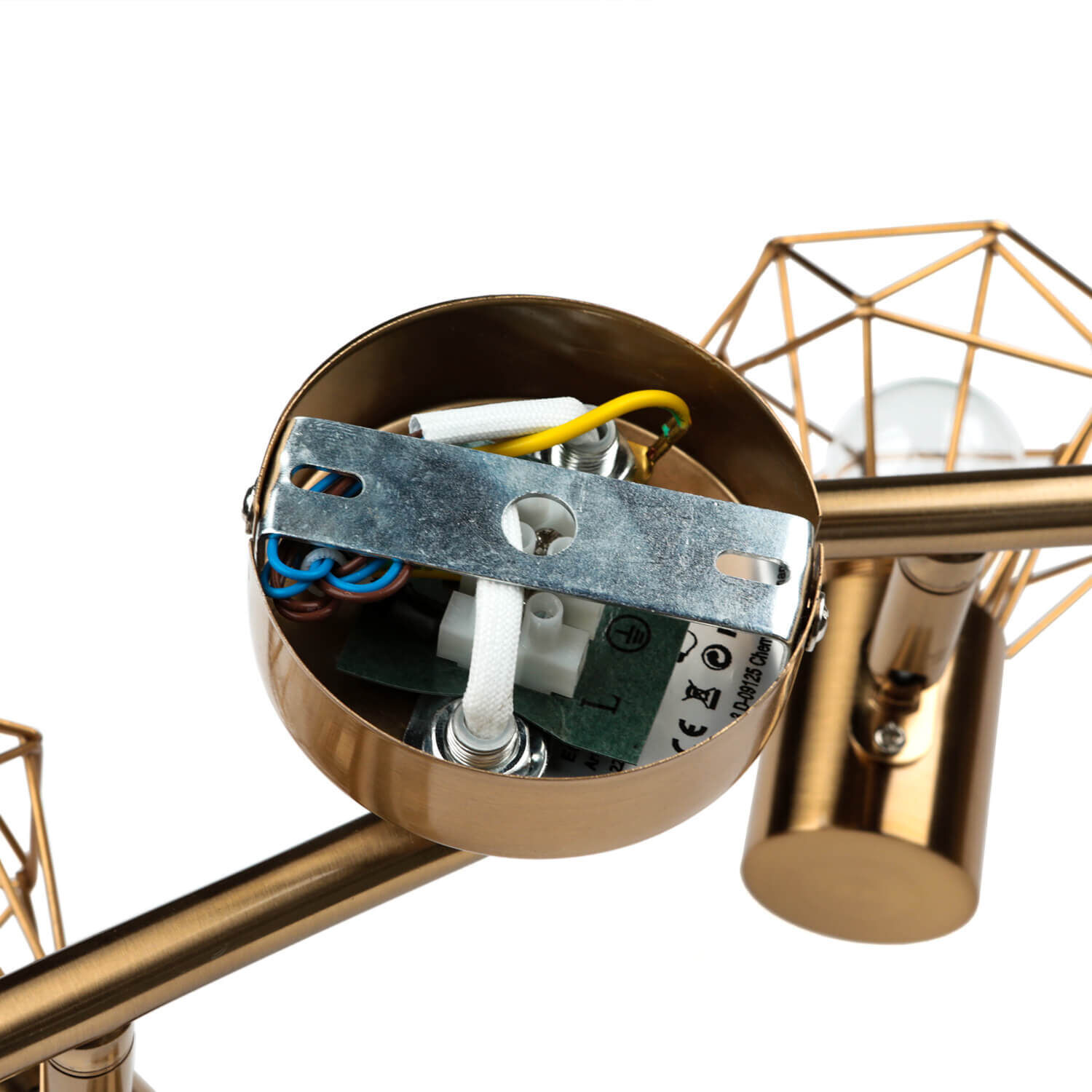 Spot de plafond Retro métal en laiton Salon Spot de plafond Retro métal en laiton Salon