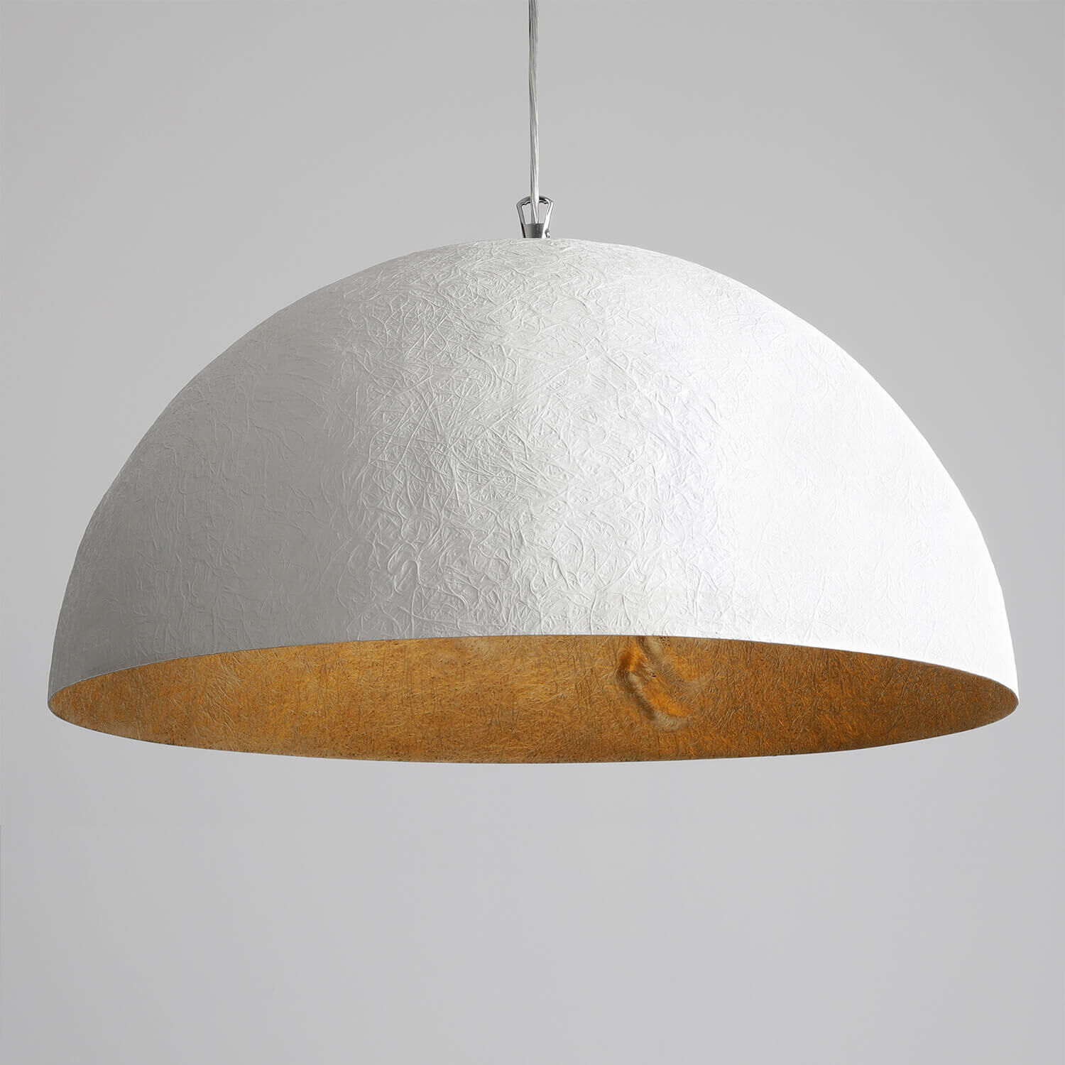 Noble lampe à suspendre SIMI Ø62cm Blanc Or Table à manger Lampe, Lampenschirm, Kronleuchter