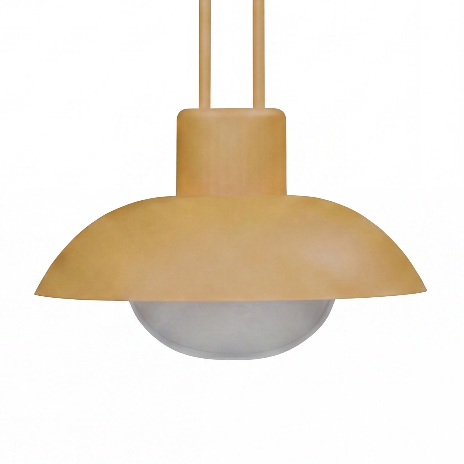 hängelampe, pendant-lampe, gelb, golden, glas-schirm