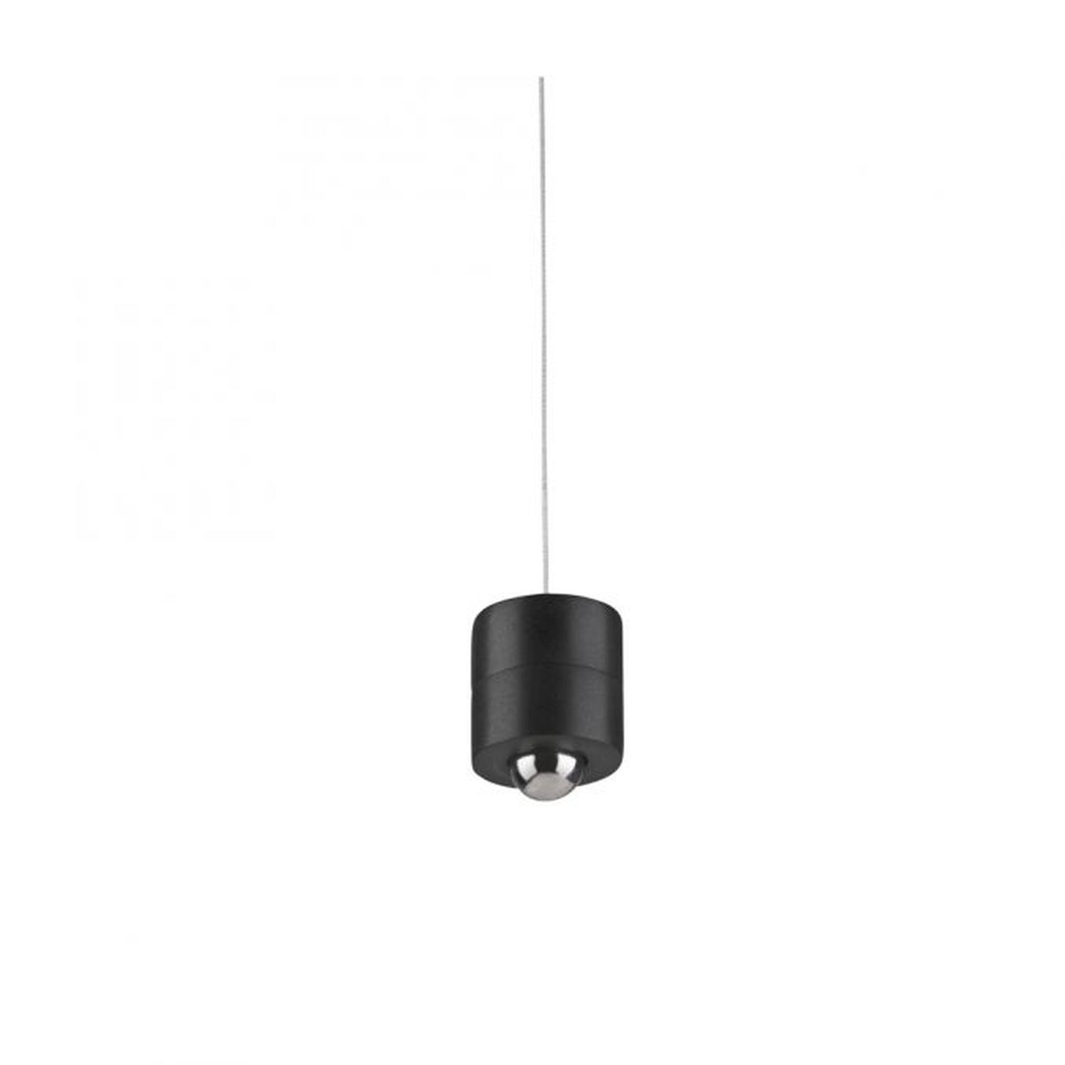 Suspension LED rechargeable Noir Métal Touch Variation 3 W