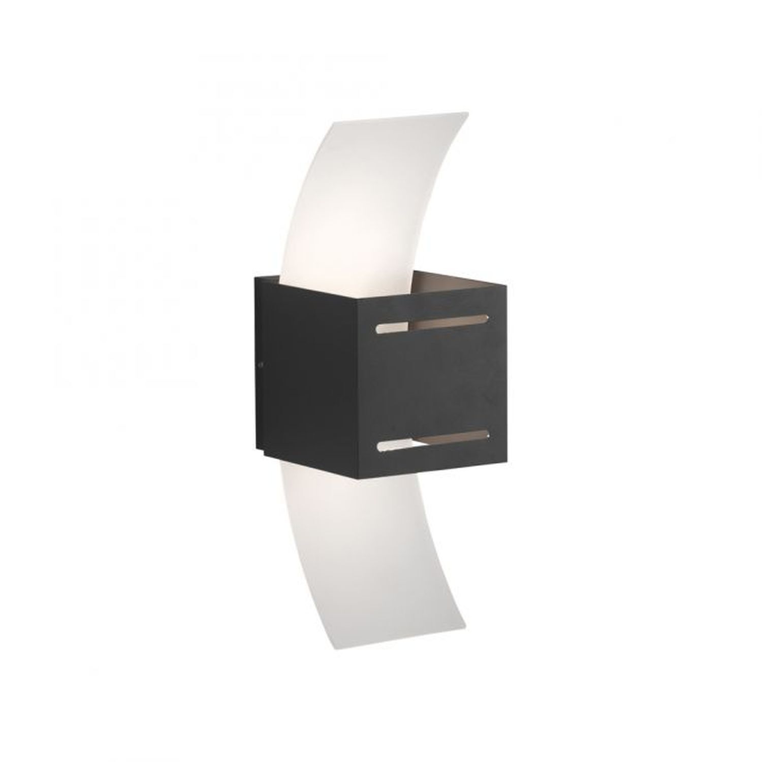 Applique Métal Anthracite indirect G9 H:30 cm Moderne