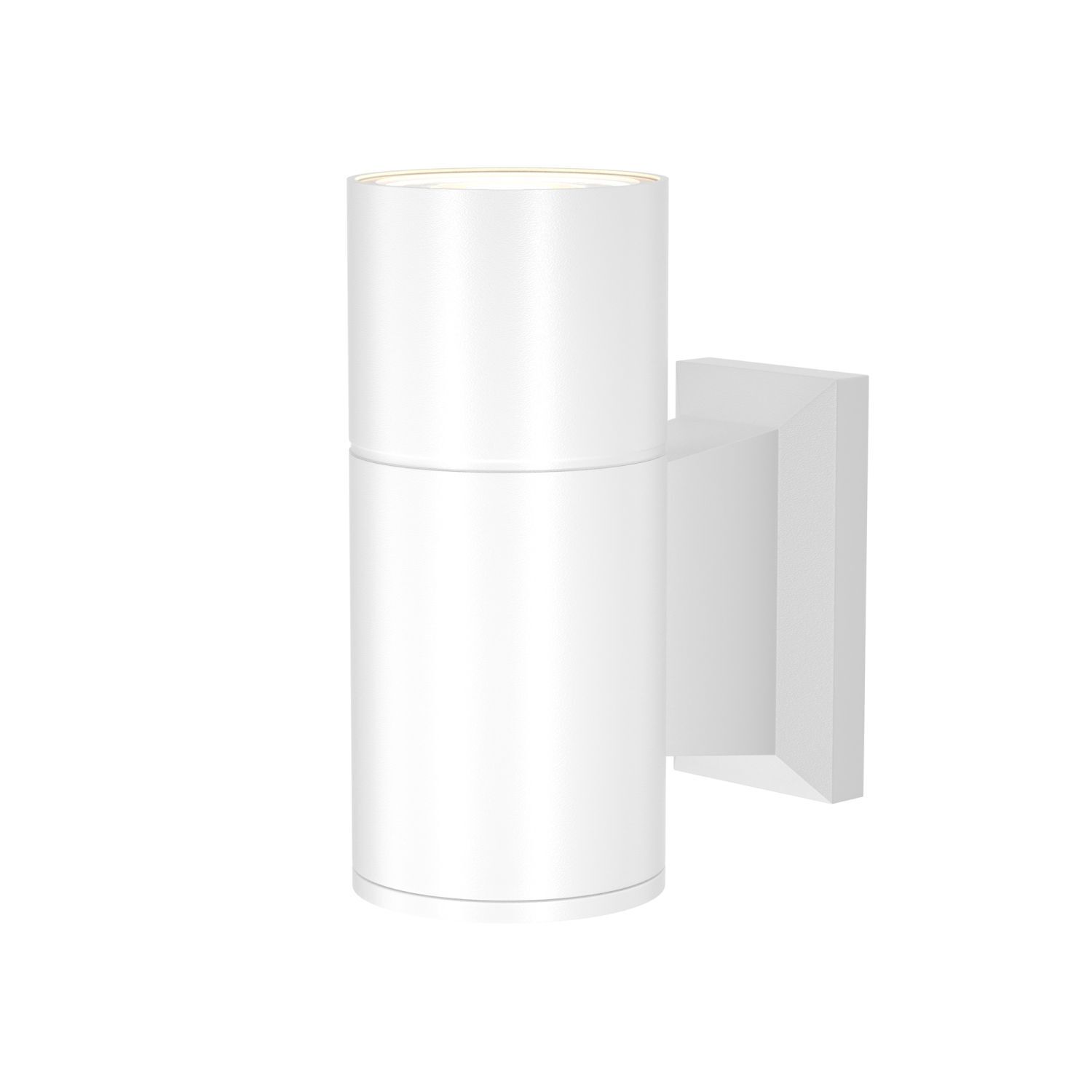 Applique extérieure aluminium verre hauteur 14,4 cm IP54 blanc