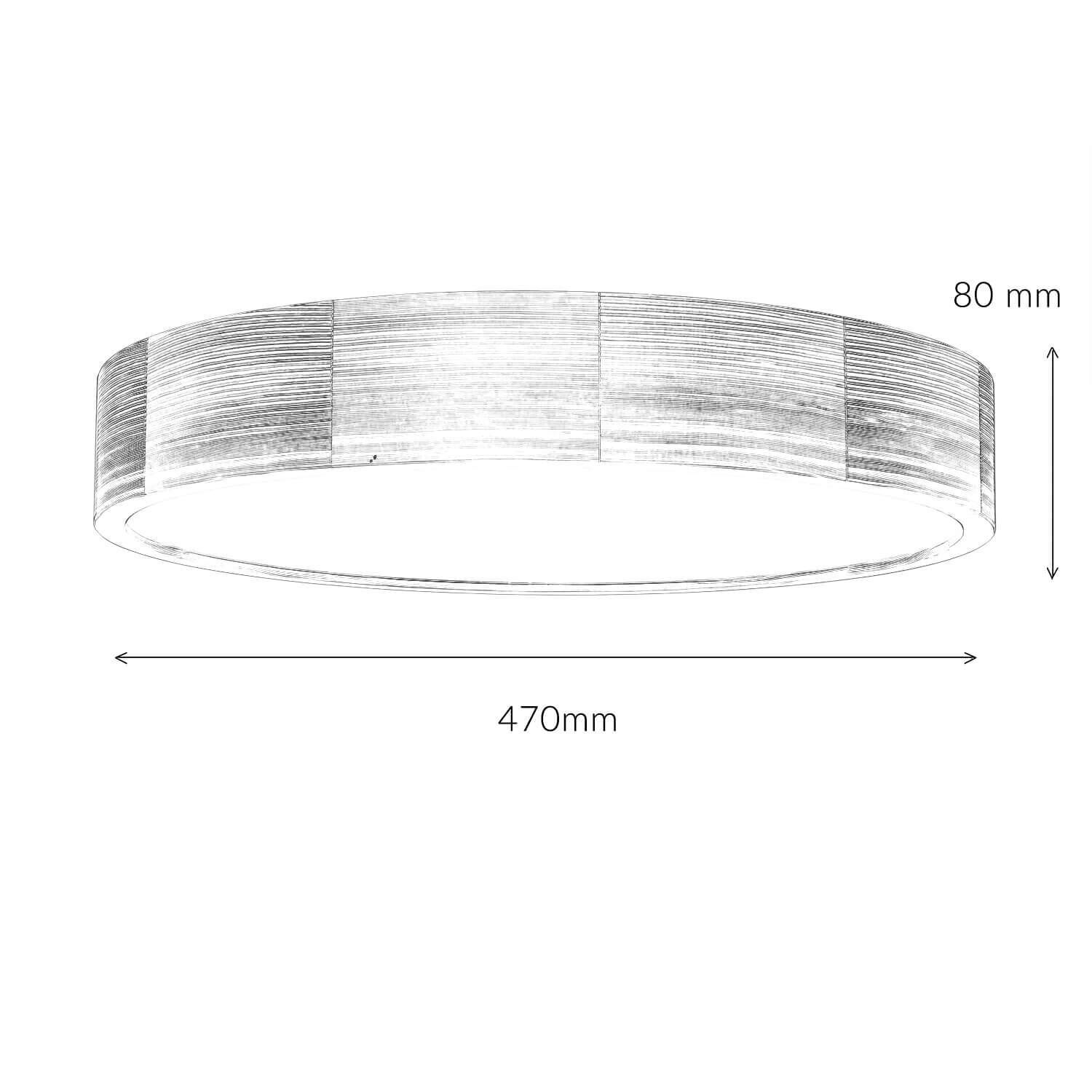 Plafonnier polyvalent ARBARO Bois Moderne rond