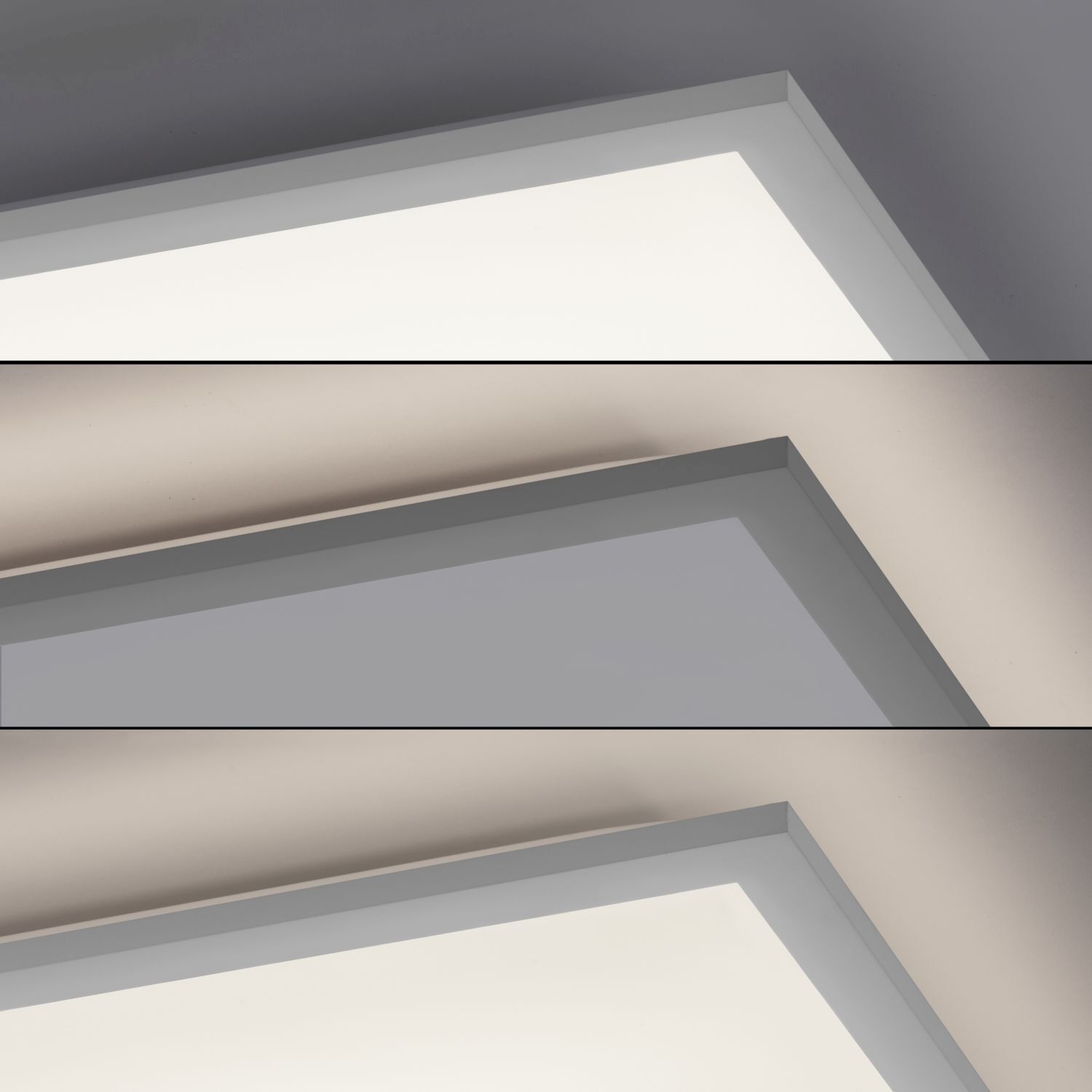 Plafonnier blanc à LED plat à faible éblouissement 100 cm 2430 lm