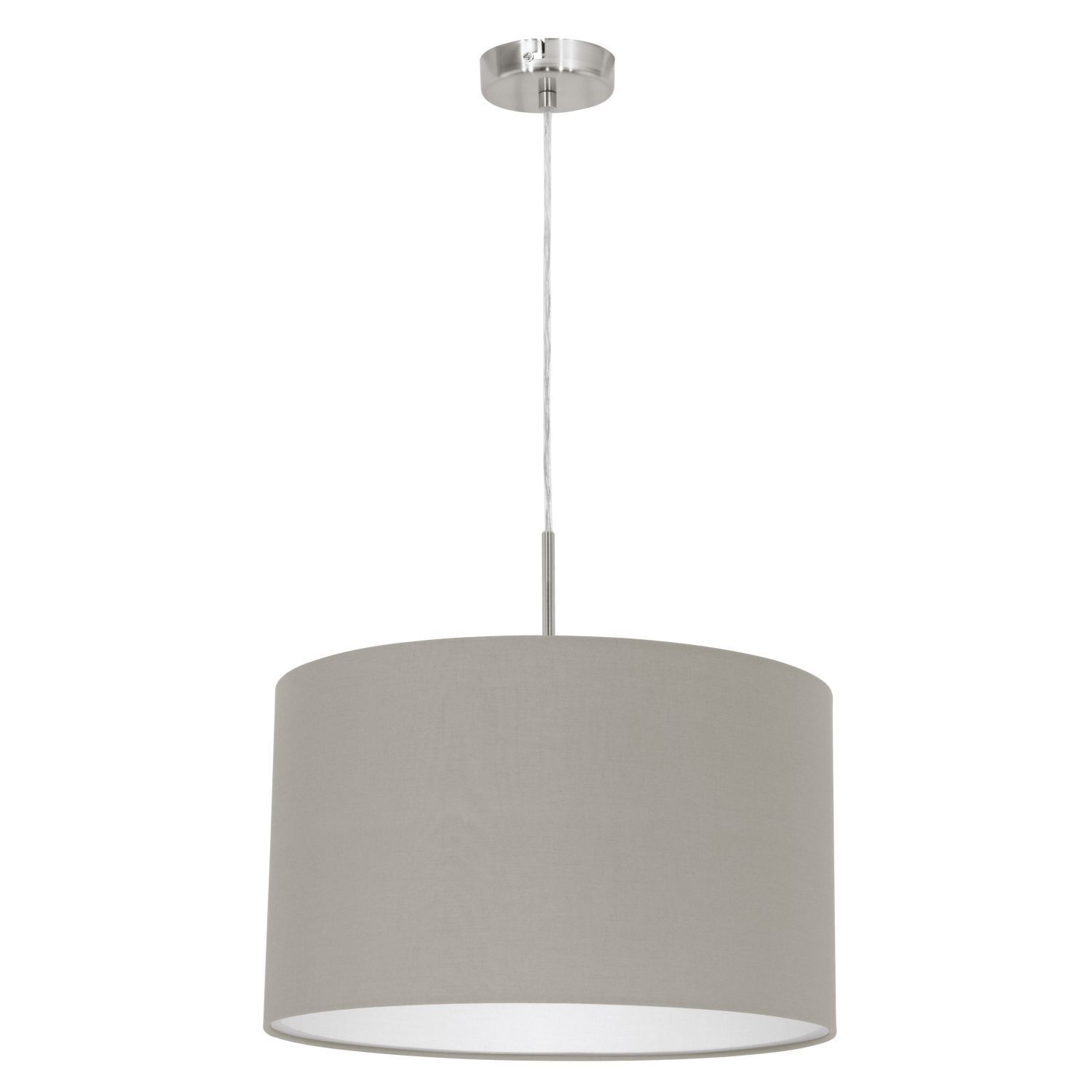 Extraordinaire lampe à suspendre Pasteri Taupe Gris-brun Ø38cm