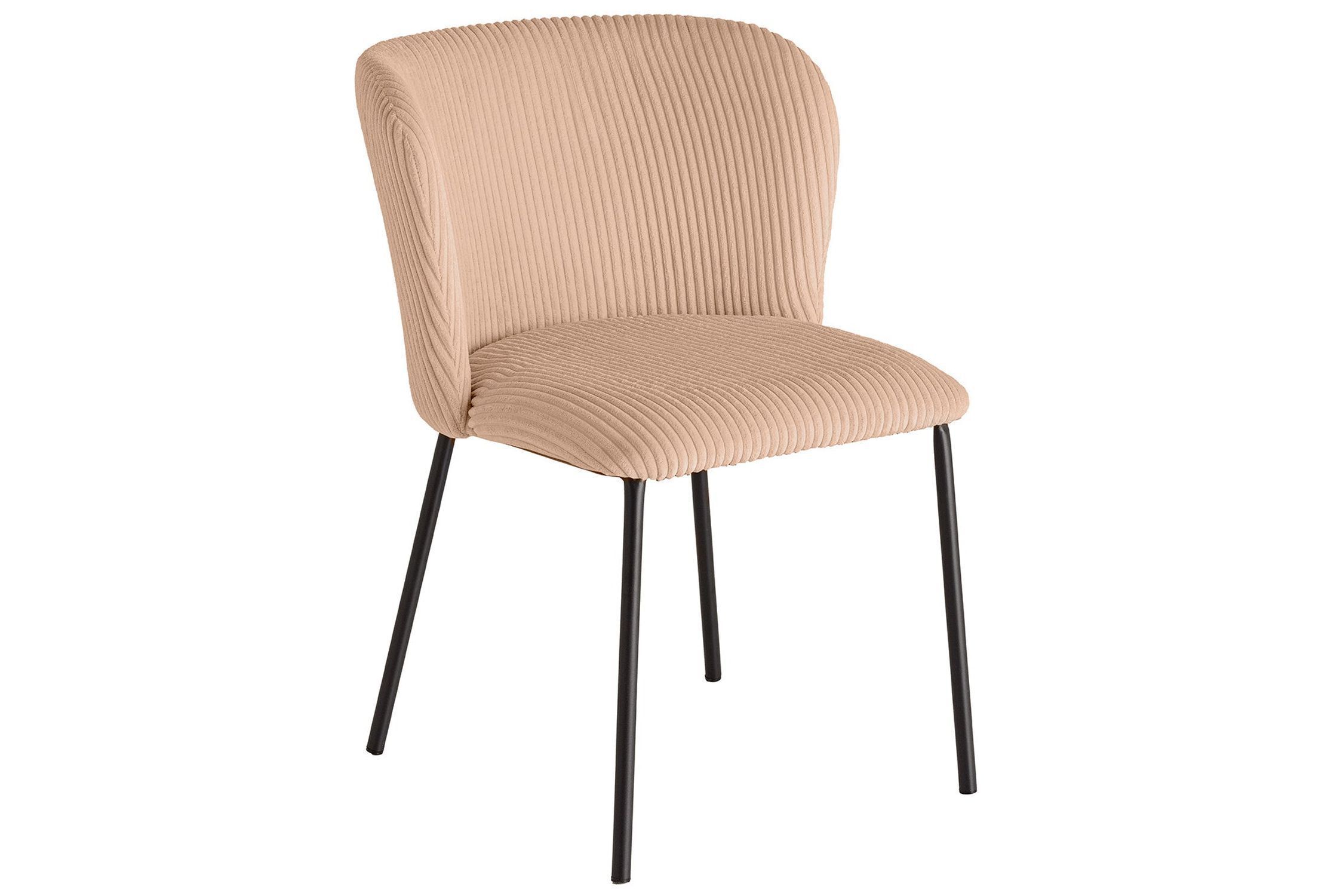 Chaise de salle à manger Cordon Métal Rose Noir sans accoudoirs Moebel, Stuhl