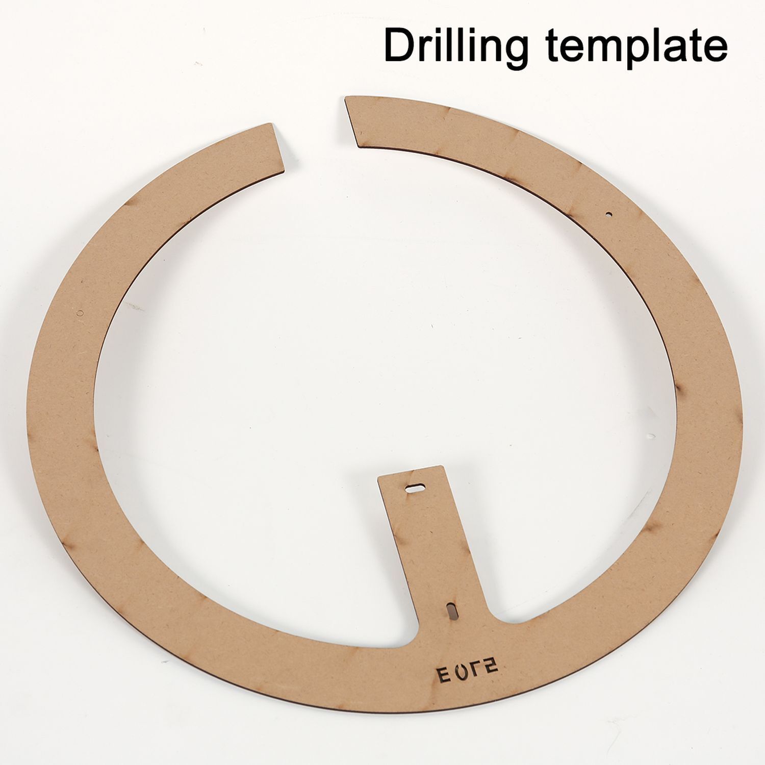 Dekorative LED Wandleuchte Metall Schwarz B:40 cm Ring Reifen