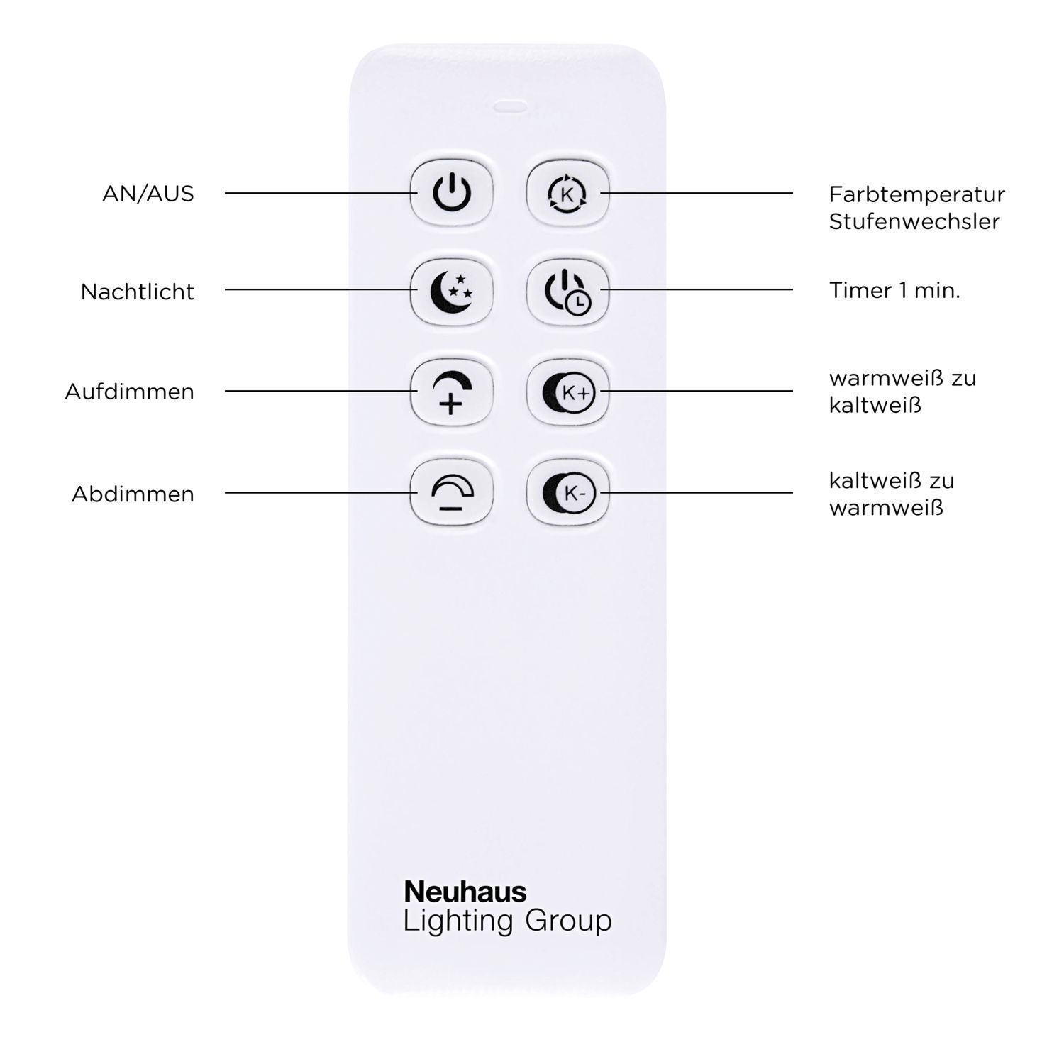 Plafonnier LED en acier L:95 cm 2700-5000 K orientable