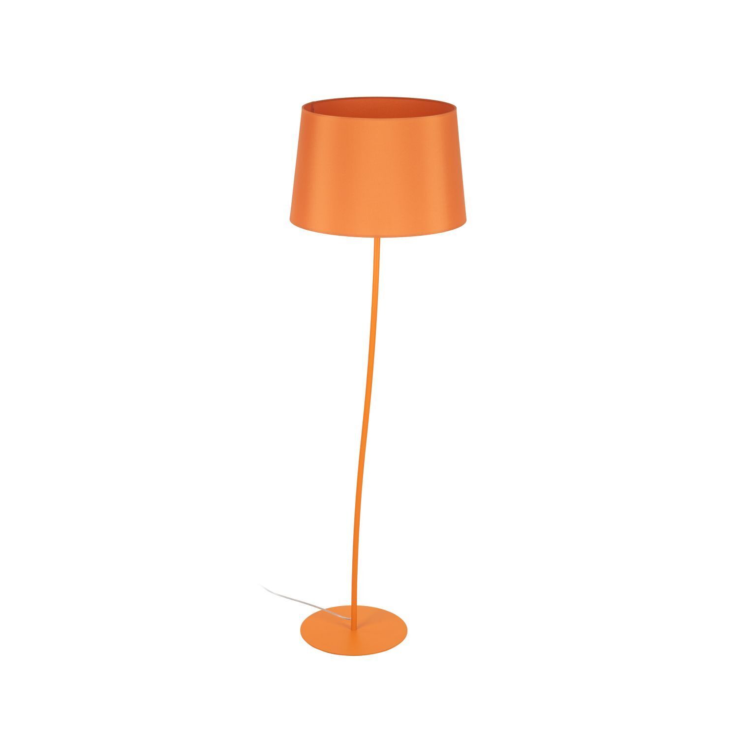 Lampadaire Chambre d'enfant Orange E27 150 cm petit tissu métal Lampe, Lampenschirm