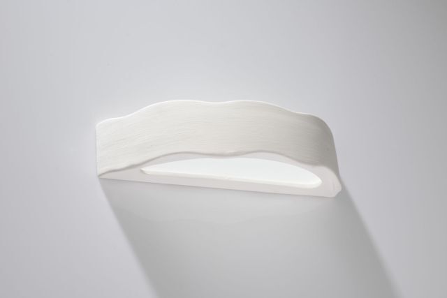 Applique murale en céramique Blanc à peindre Up Down Deckenleuchte