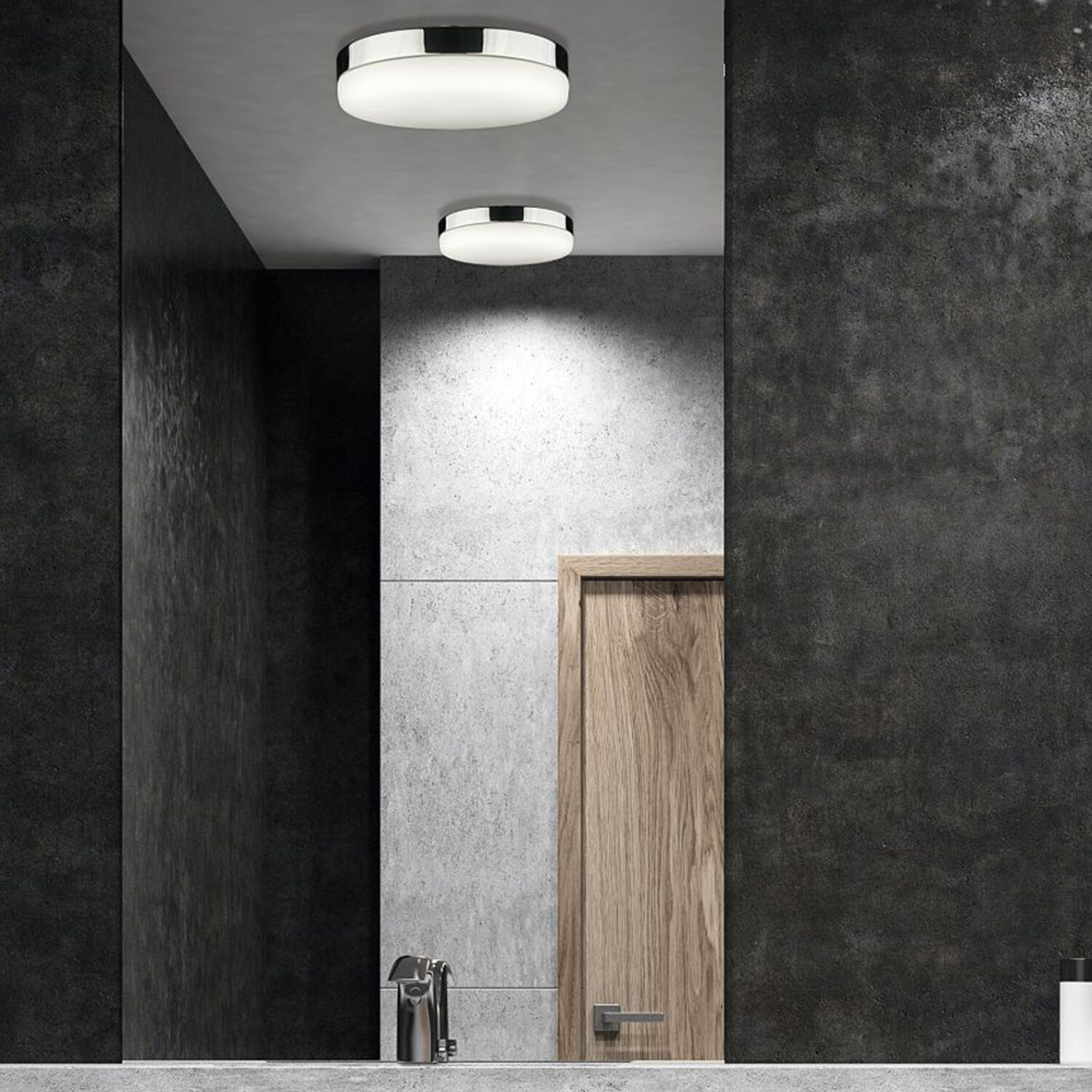 Plafonnier chromé Salle de bain Salon Lampe MONI Drinnen, Innenarchitektur, Deckenleuchte