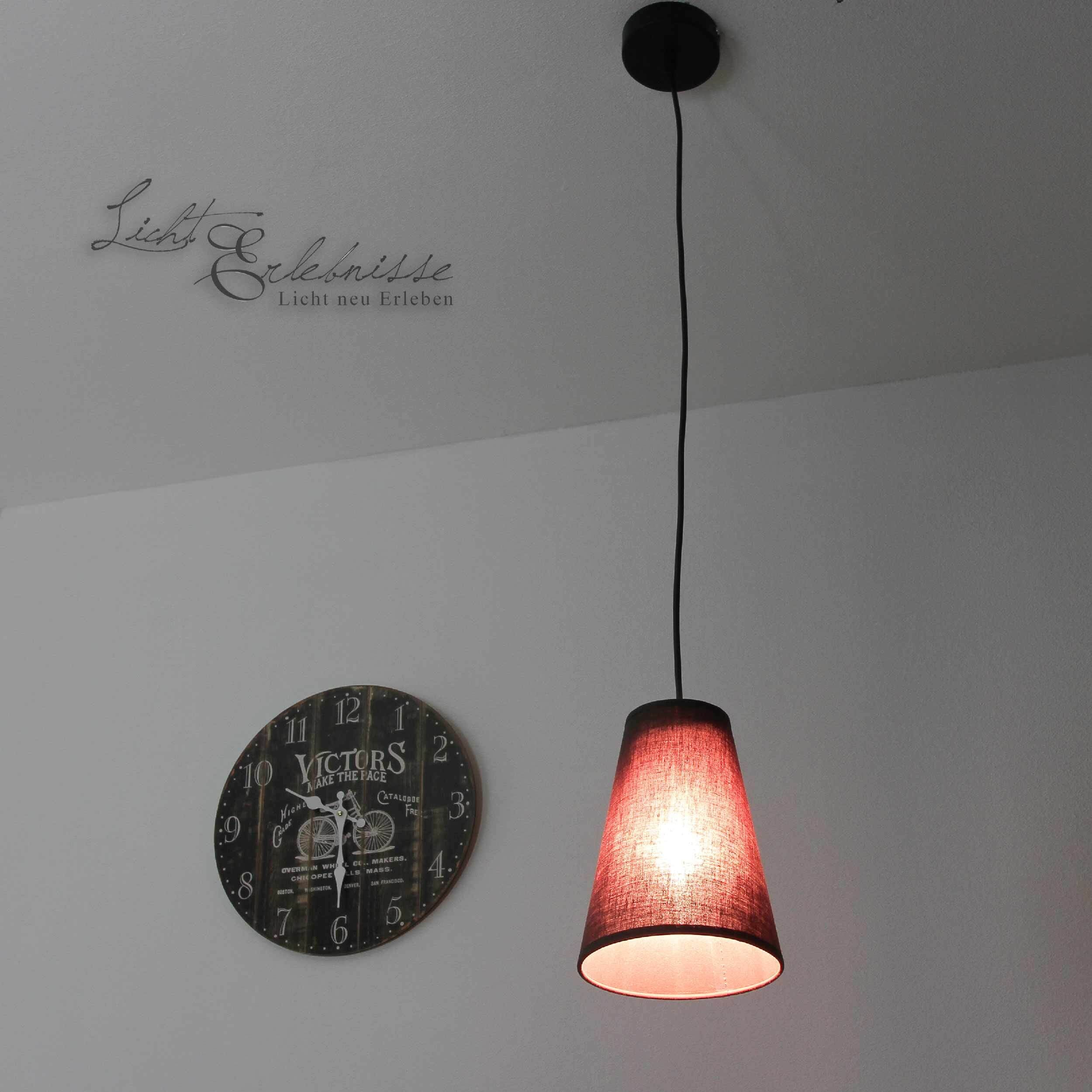 Suspension E27 Moderne Marron Lampe