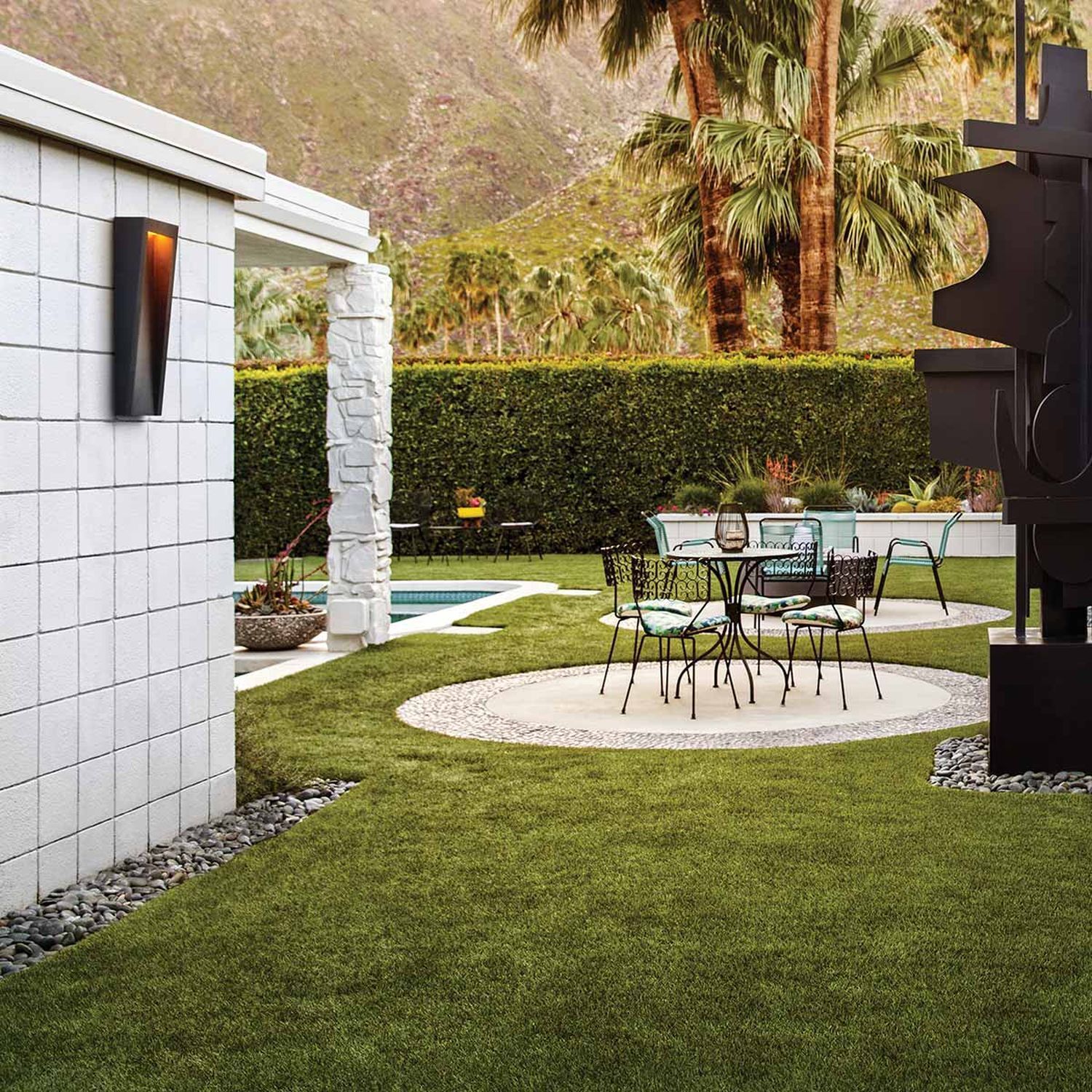 Hinterhof, Hof, Gras, Innenarchitektur, Schreibtisch