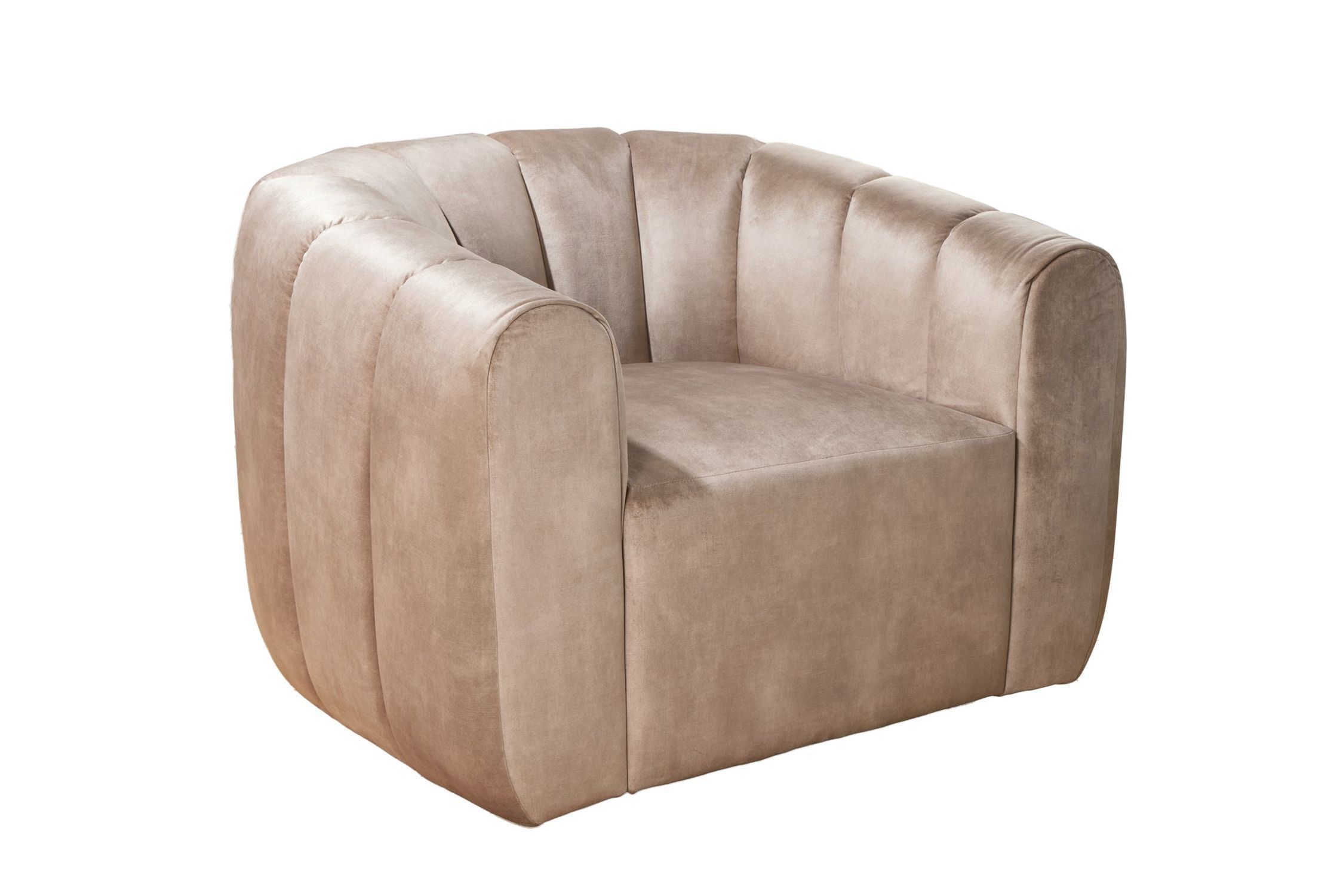 Fauteuil pivotant en velours gris avec accoudoirs design rétro Moebel, Stuhl, Couch, Sessel