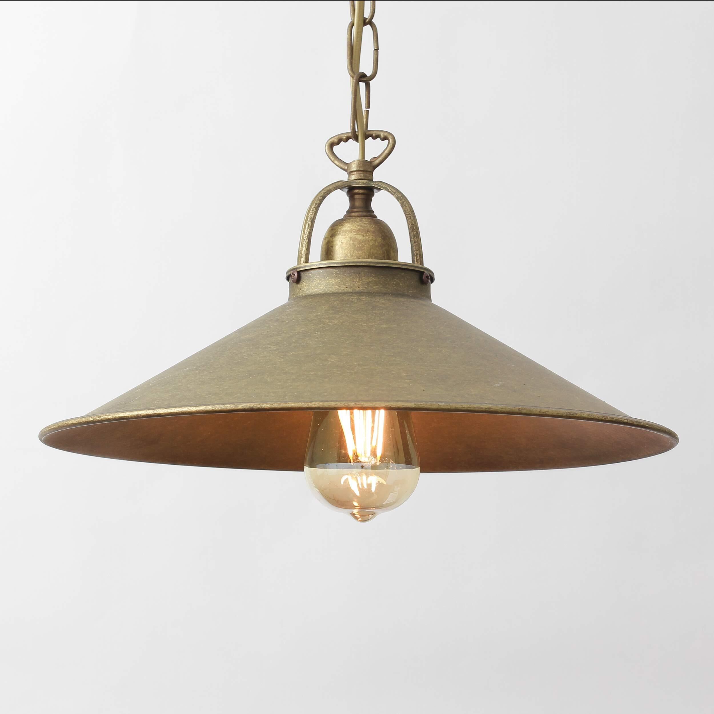 Suspension Bronze Antique Grande main